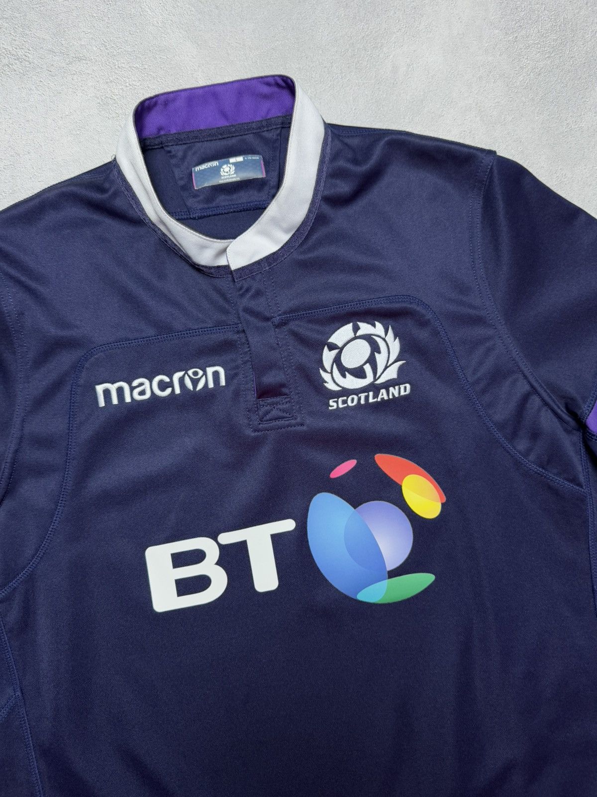 Macron Scotland 2017 2018 Home Rugby Shirt Jersey Macron Size US L / EU 52-54 / 3 - 3 Thumbnail