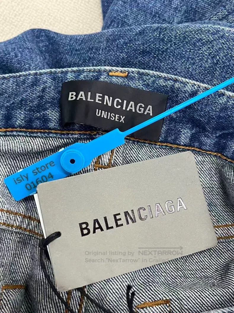 Balenciaga Balenciaga size M Cut and washed denim jeans Size US 27 - 4 Thumbnail