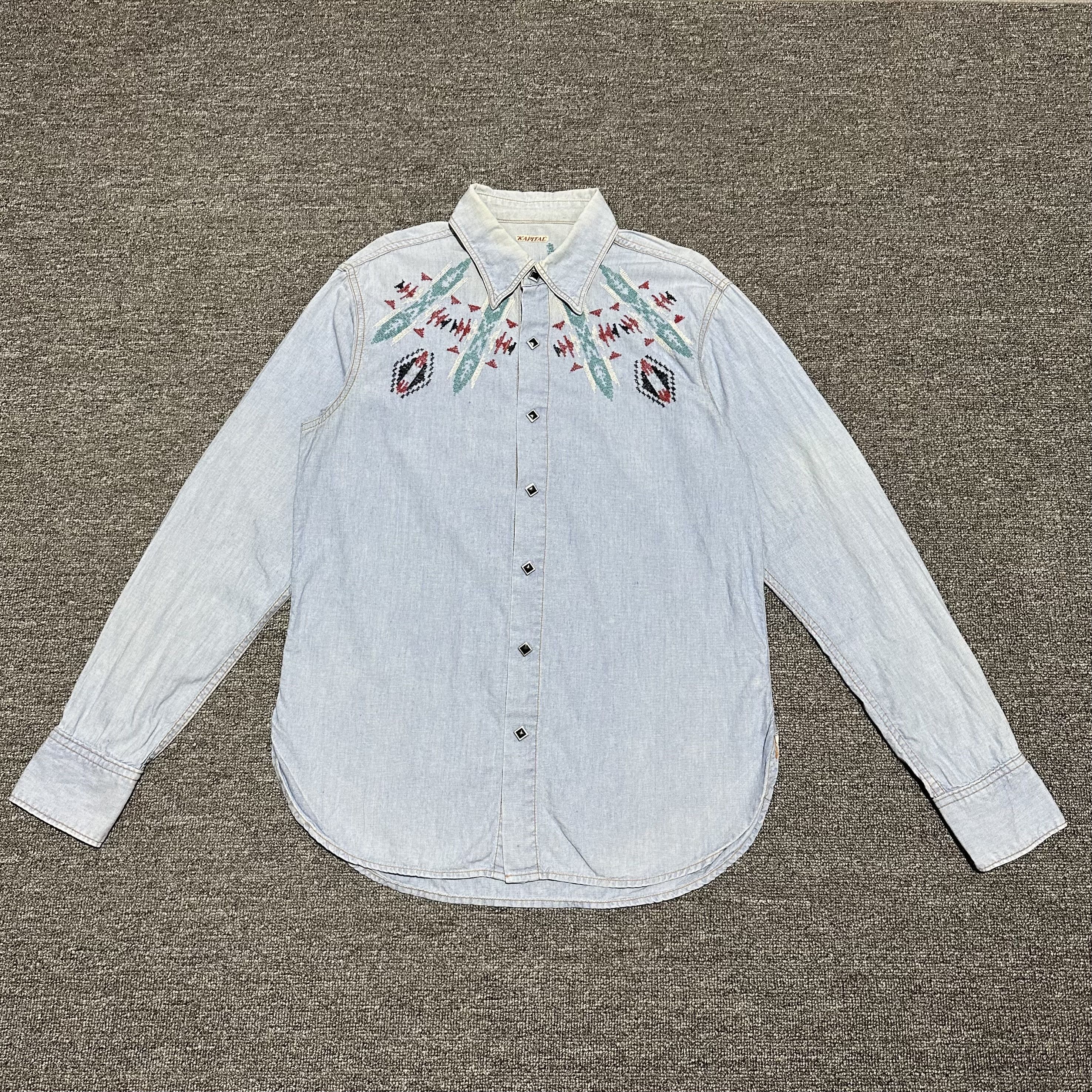 Kapital Kapital Sashiko Shirts Size US M / EU 48-50 / 2 - 1 Thumbnail