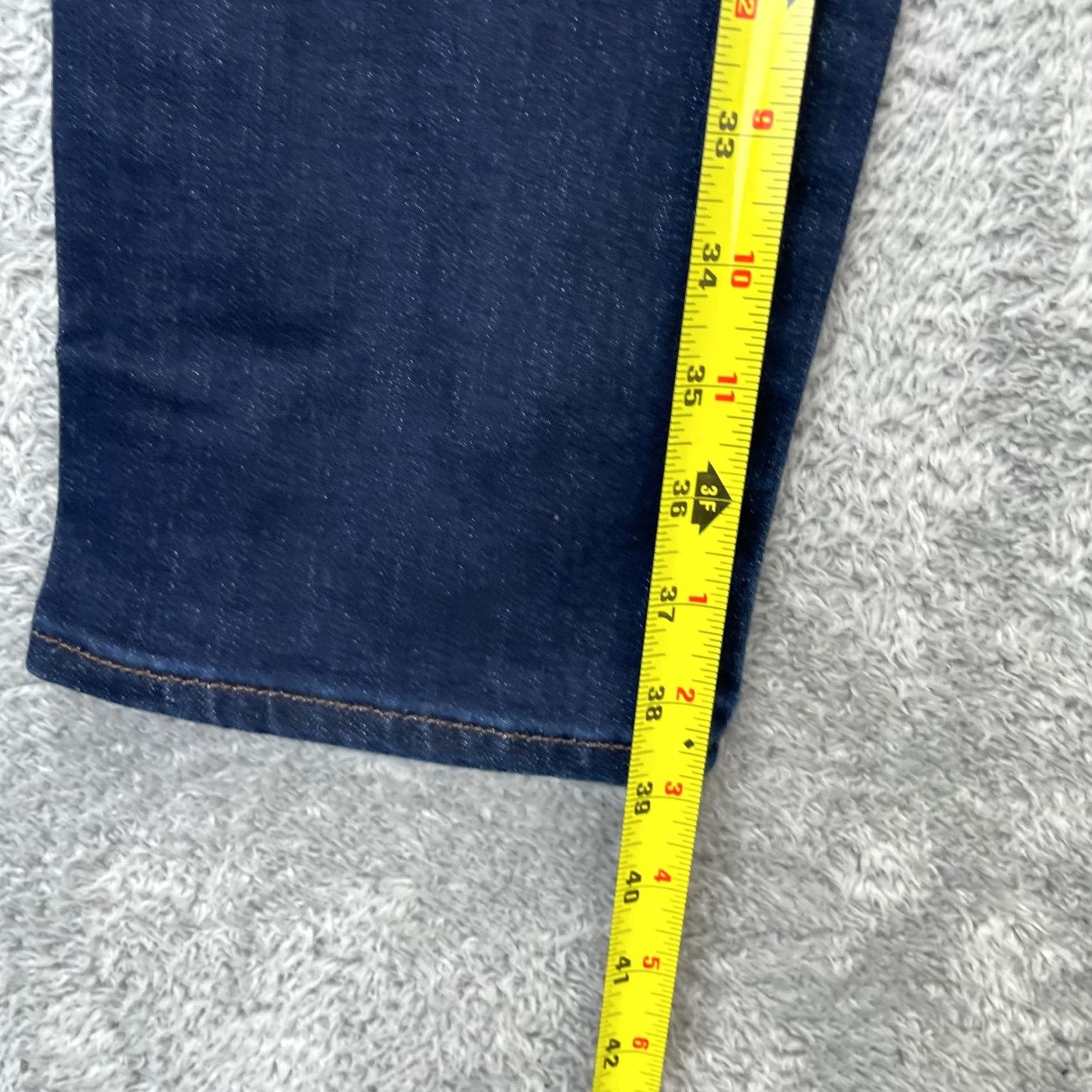 Lee Lee Jeans Womens 10 Blue Straight Leg Regular Fit Mid Rise Denim Cotton Stretch Jeans 5-Pocket Gray? Size 32" / US 10 / IT 46 - 6 Thumbnail