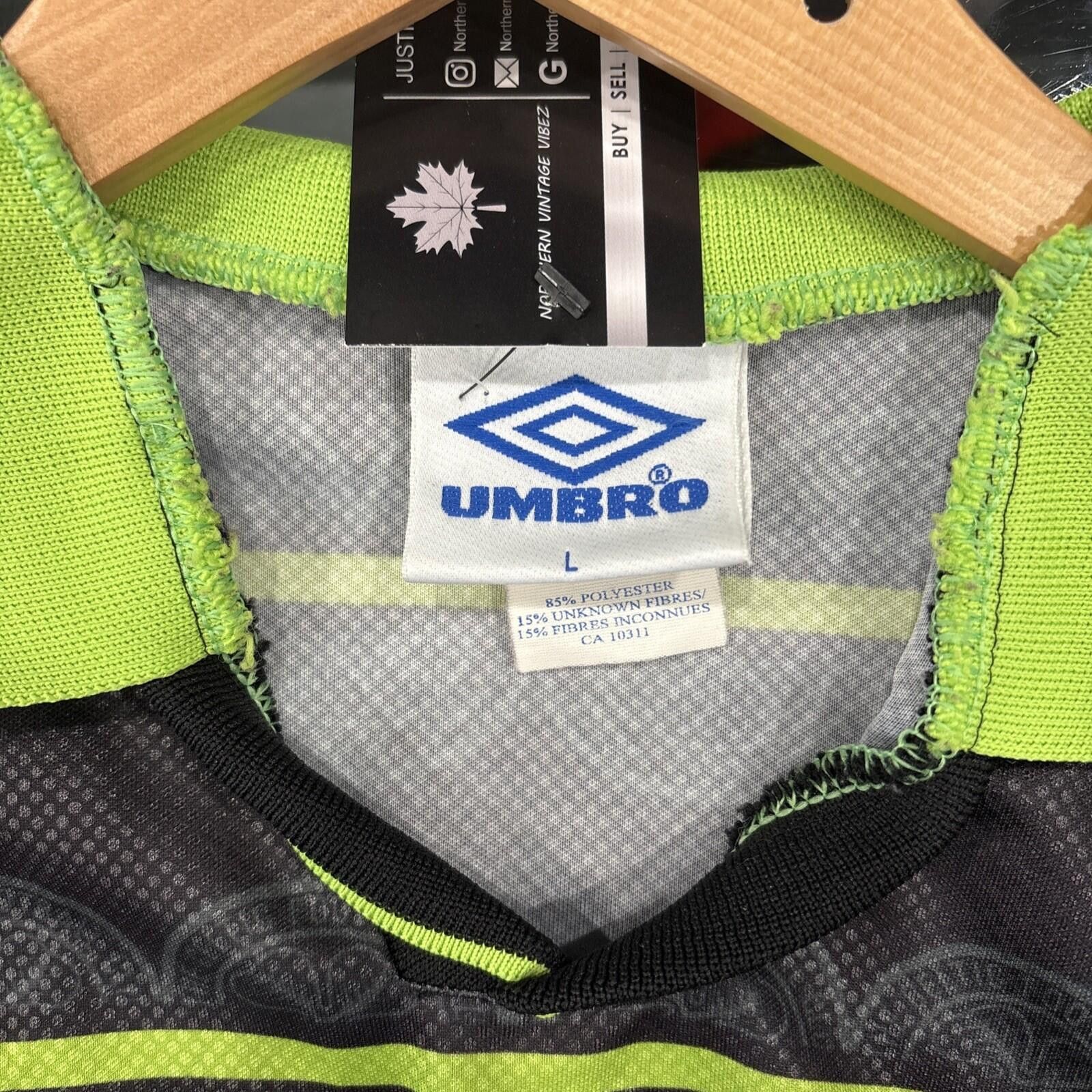 Umbro Vintage 90s Umbro celtic Soccer jersey Size ONE SIZE - 3 Thumbnail