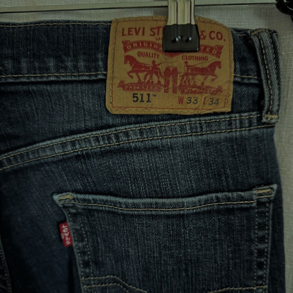 Levi's Levi's 511 Denim Slim Fit Men's Jeans 33x34 Size US 33 - 7 Thumbnail