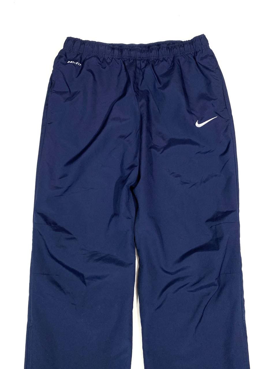 Nike Nike Track Pants Vintage Navy Nylon Y2K Parachute Size US 33 - 5 Thumbnail
