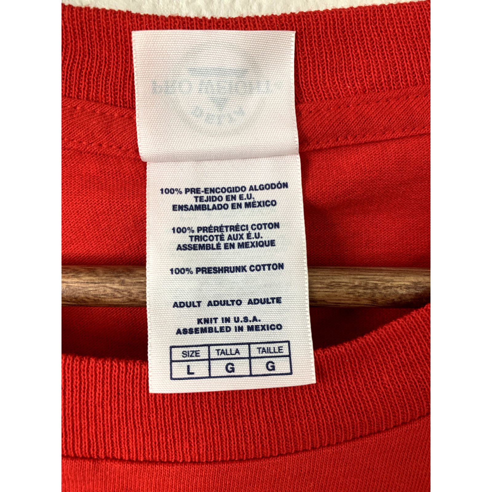Delta Delta Pro Weight Live To Ride Eagle Red Graphic T-Shirt Size US L / EU 52-54 / 3 - 6 Thumbnail