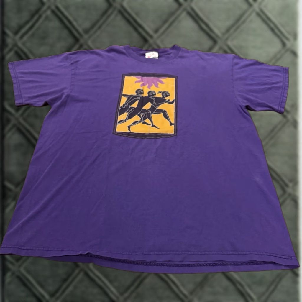 Nike VINTAGE Nike Shirt 1998 World Masters Games Men's L Cotton Graphic T-Shirt 90s Hip Hop Sports Mens Size US L / EU 52-54 / 3 - 1 Thumbnail