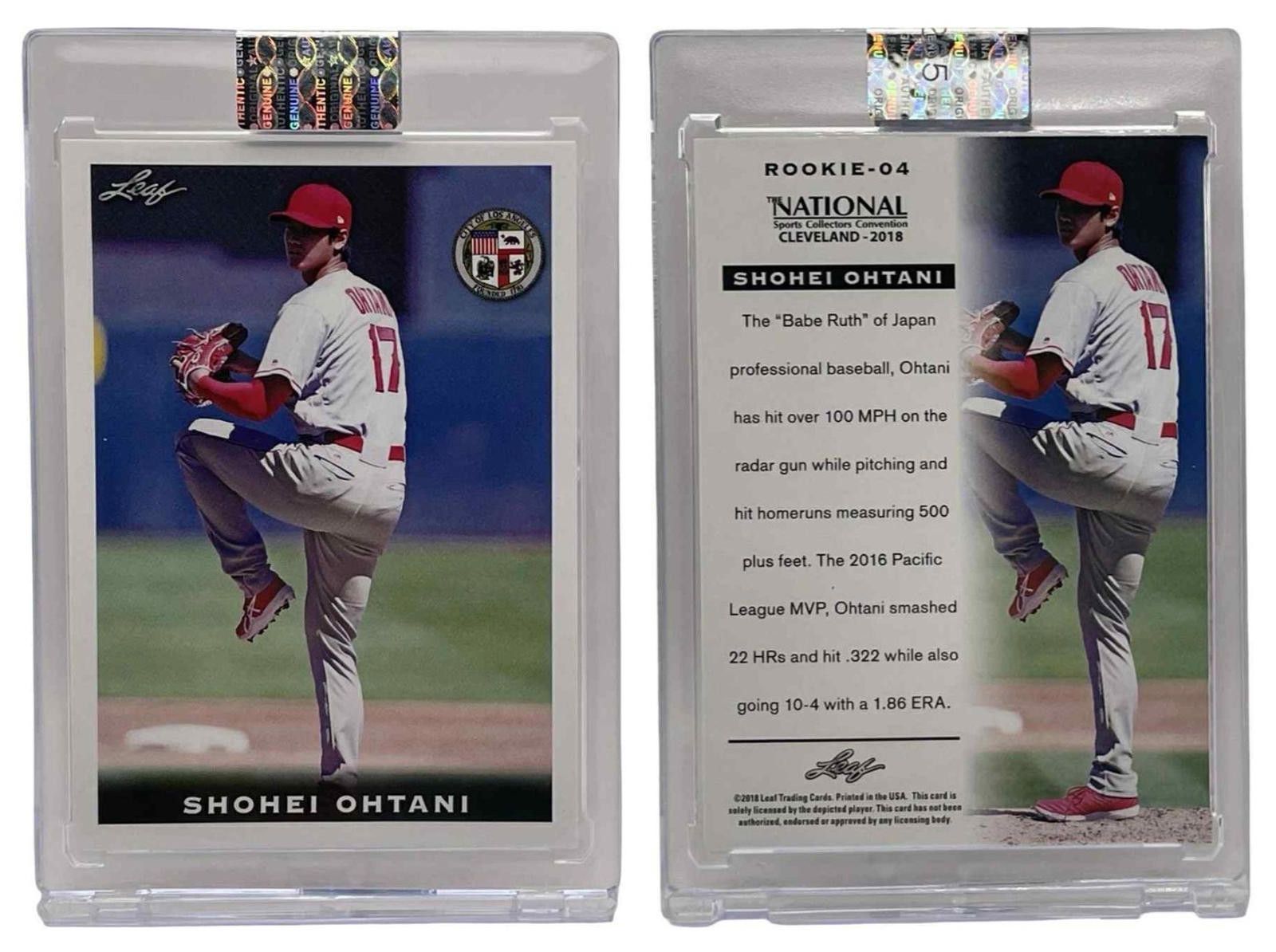 Other 2018 Leaf National #04 Shohei Ohtani Rookie Card (RC) Size ONE SIZE - 2 Thumbnail