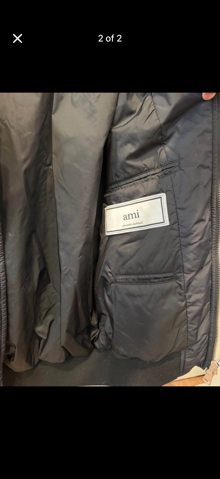 AMI Ami Mens Bomber Jacket Size US M / EU 48-50 / 2 - 2 Thumbnail