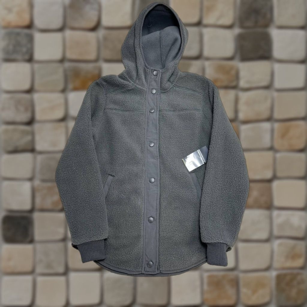 Vintage 5 11 Tactical Frances Fleece Coat Womens Small Gray Winter Essential Shirt? Sorry. Size S / US 4 / IT 40 - 1 Thumbnail