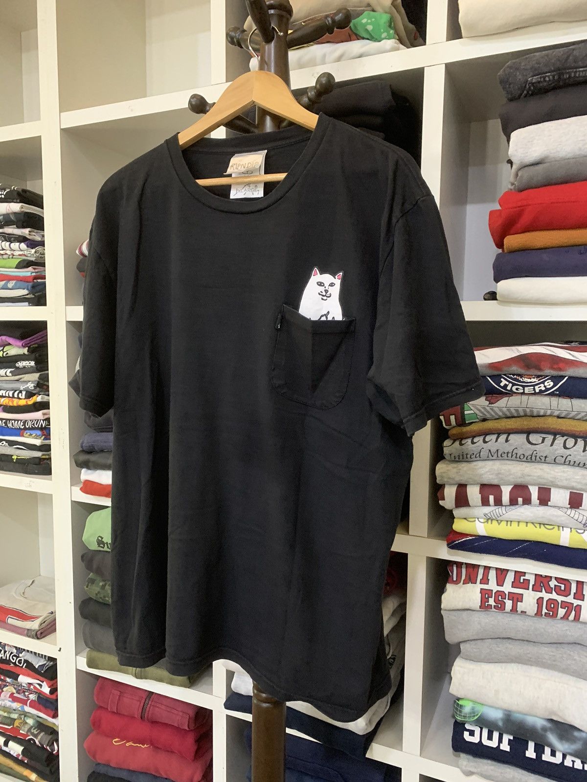 RIPNDIP Rip N Dip Black Tee Size US XL / EU 56 / 4 - 4 Thumbnail