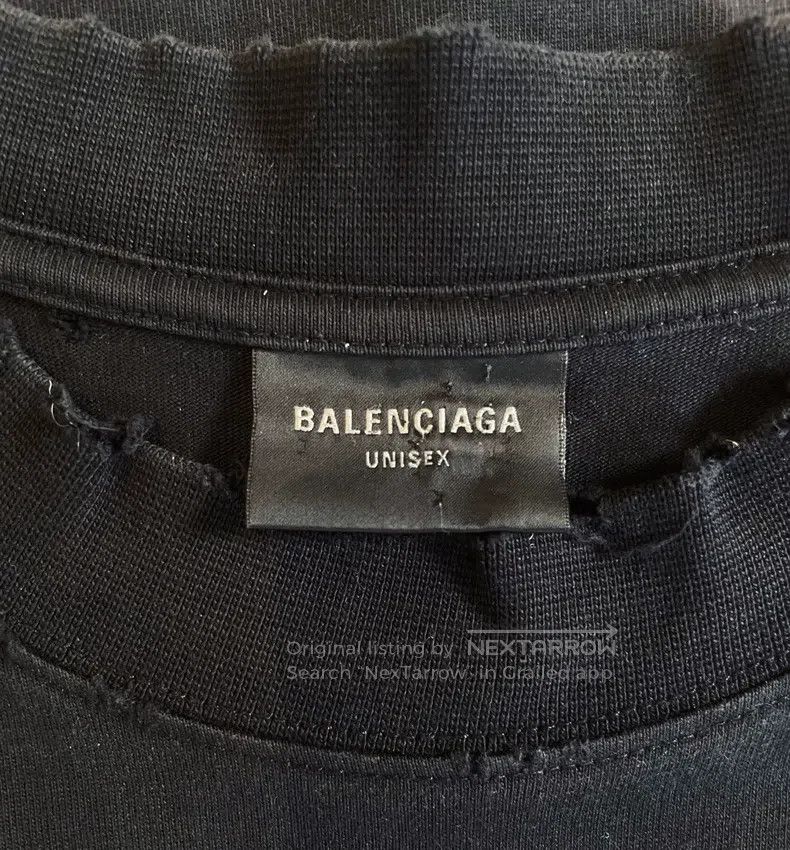 Balenciaga Balenciaga Letter Printed Loose Fit Round Neck Short Sleev Size US XS / EU 42 / 0 - 4 Thumbnail