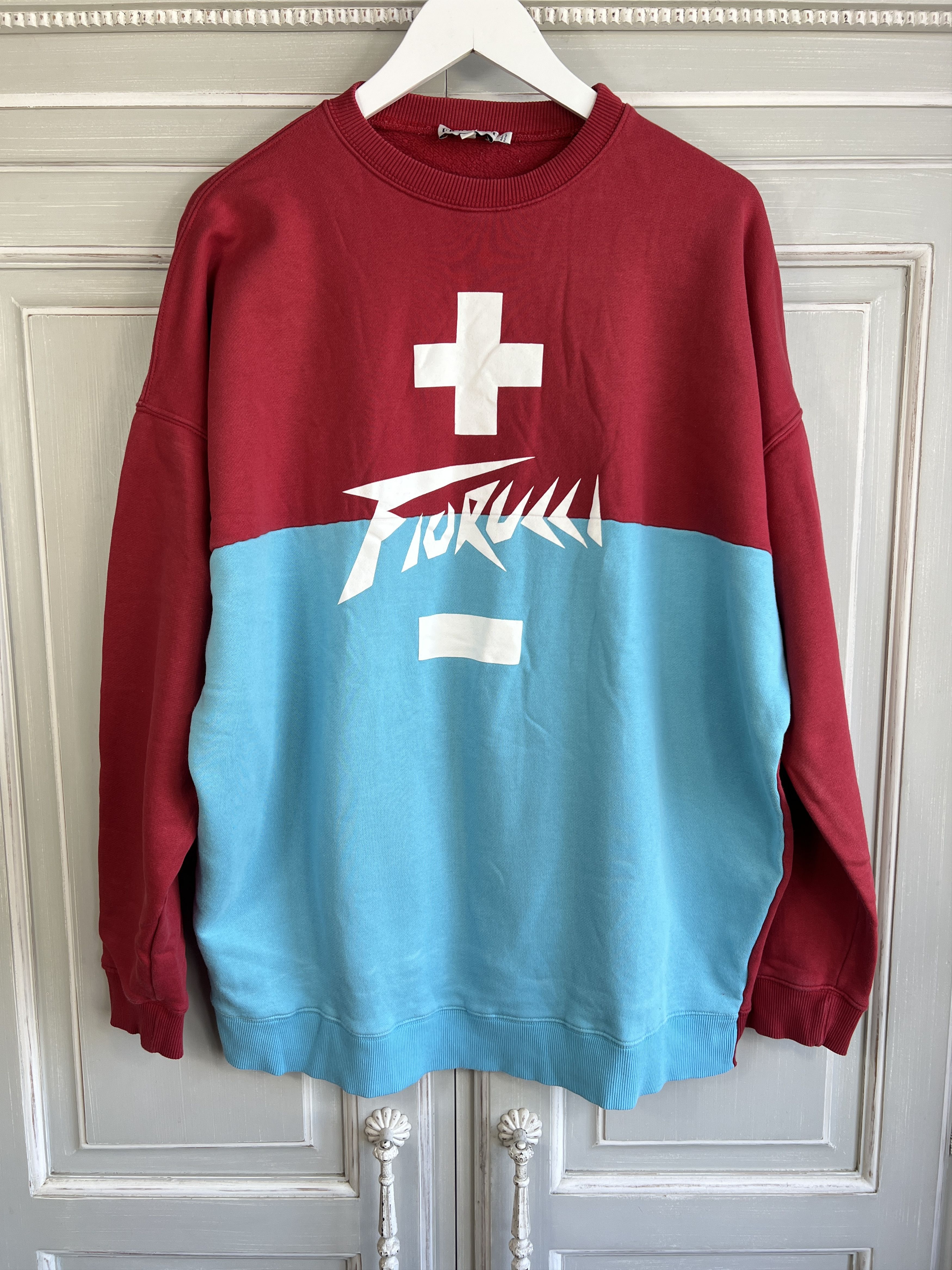 Fiorucci FIORUCCI ITALY BAGGY CREWNECK SWEATSHIRT Size US L / EU 52-54 / 3 - 1 Thumbnail