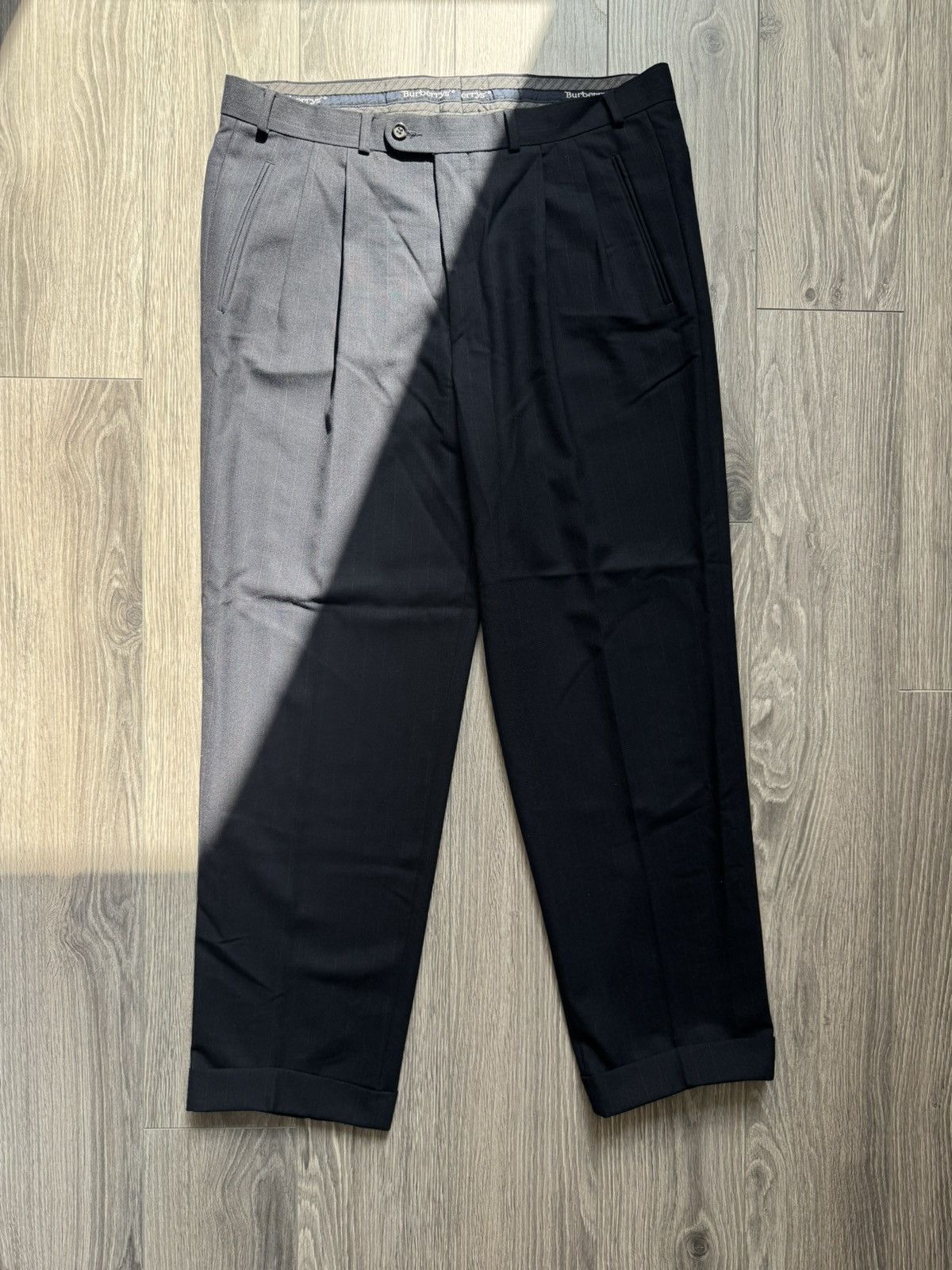 Burberry Vintage Burberrys Formal stripped suitpants Size US 38 / EU 54 - 1 Thumbnail