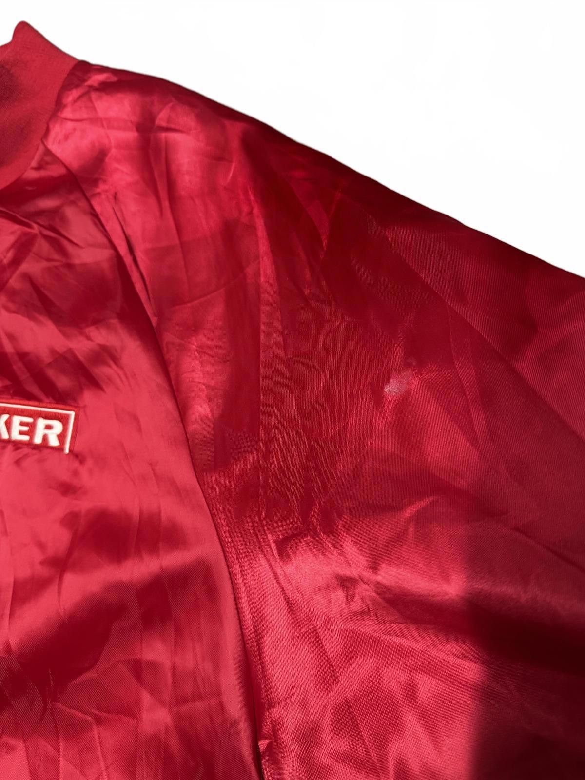 Eddie Bauer Men's Red Satin Baker Bomber Jacket Size US XL / EU 56 / 4 - 5 Thumbnail