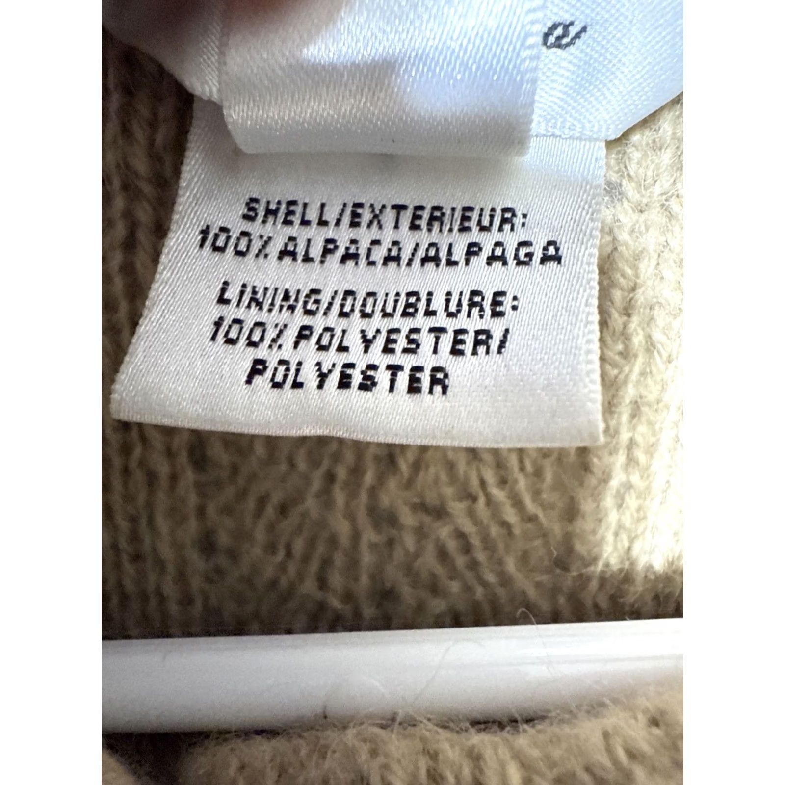 Talbots Talbots Cardigan Jacket Sweater 100% Alpaca Duster with Buttons Khaki Beige Large Women Size L / US 10 / IT 46 - 5 Thumbnail
