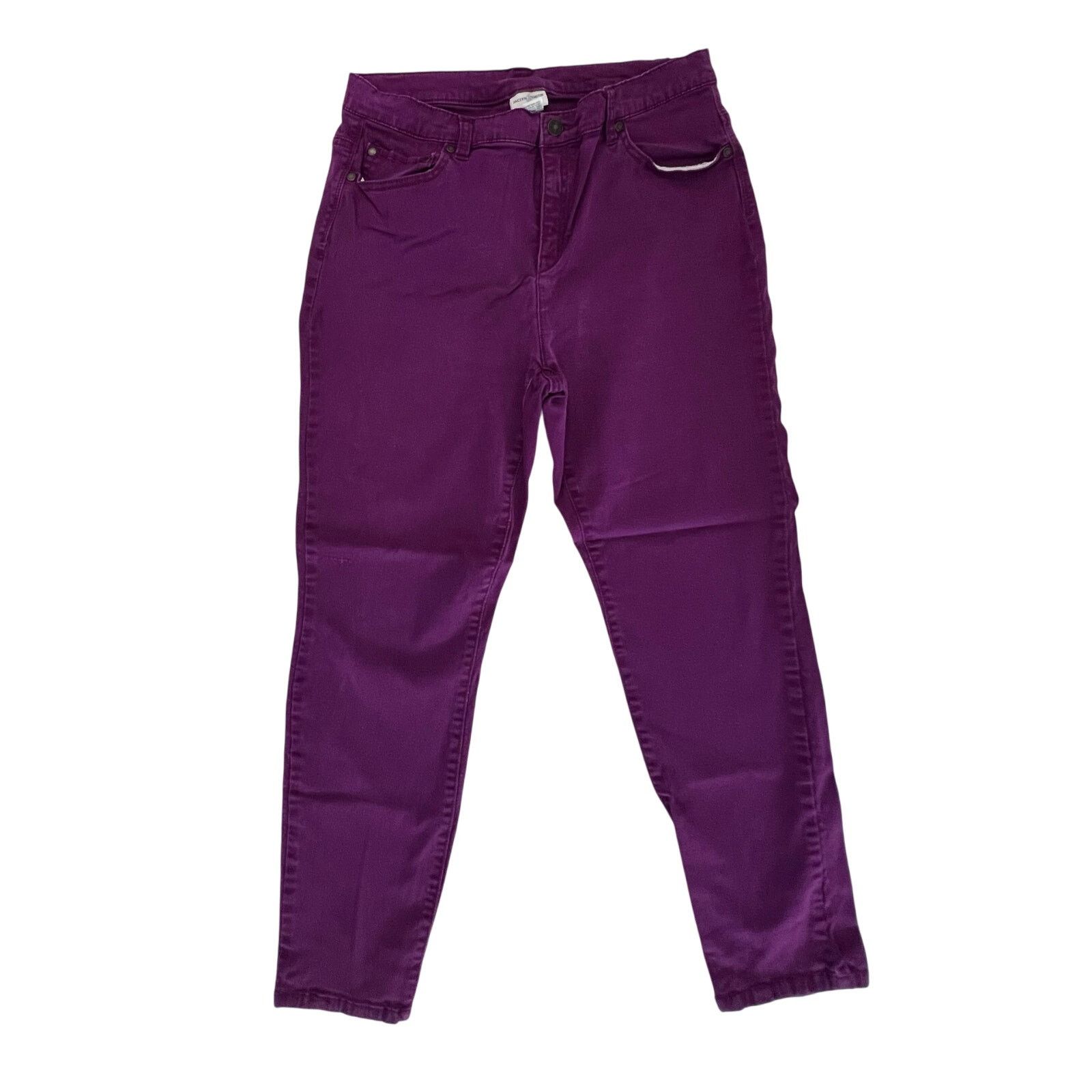 Other Jaclyn Smith Mid Rise Tapered Legs Purple Jeans 14 Ankle Size 36" / US 14 / IT 50 - 1 Thumbnail
