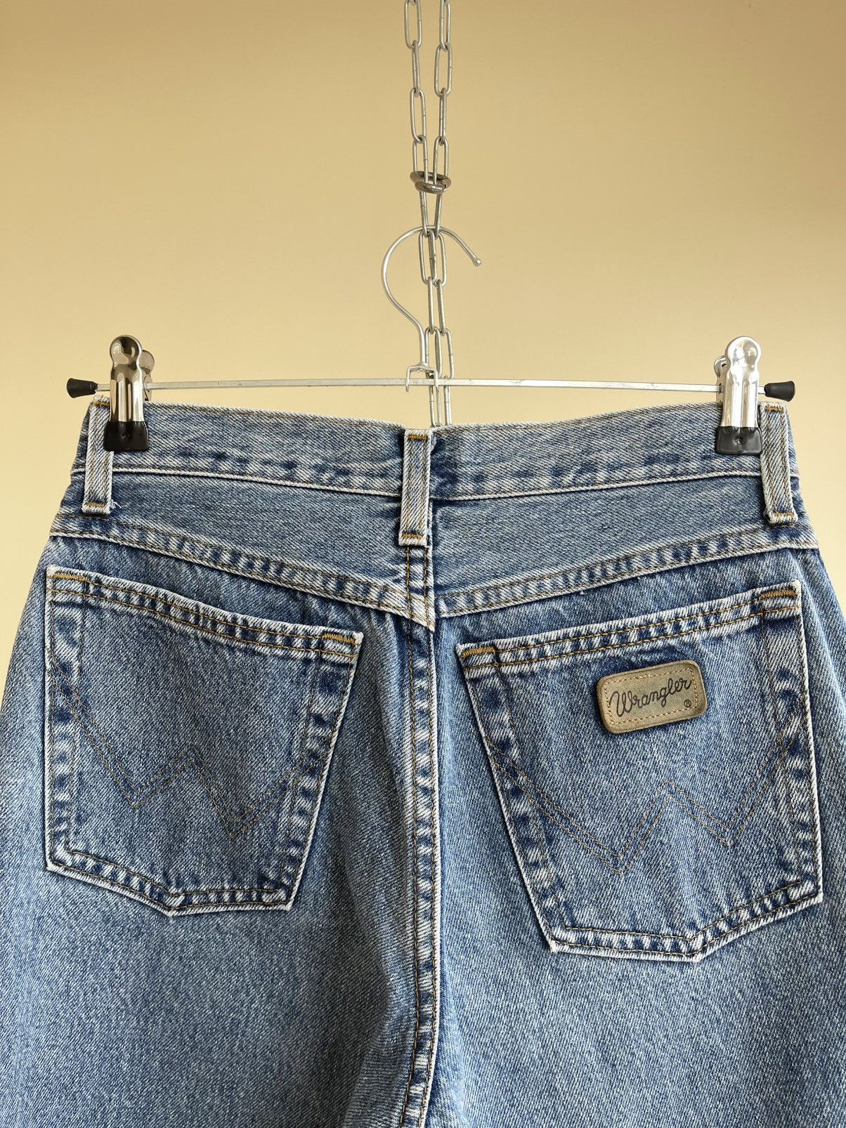 Wrangler Ohio High Rise Tapered Cut Relaxed Fit Mom Denim Jeans 90s Size 26" / US 2 / IT 38 - 6 Thumbnail