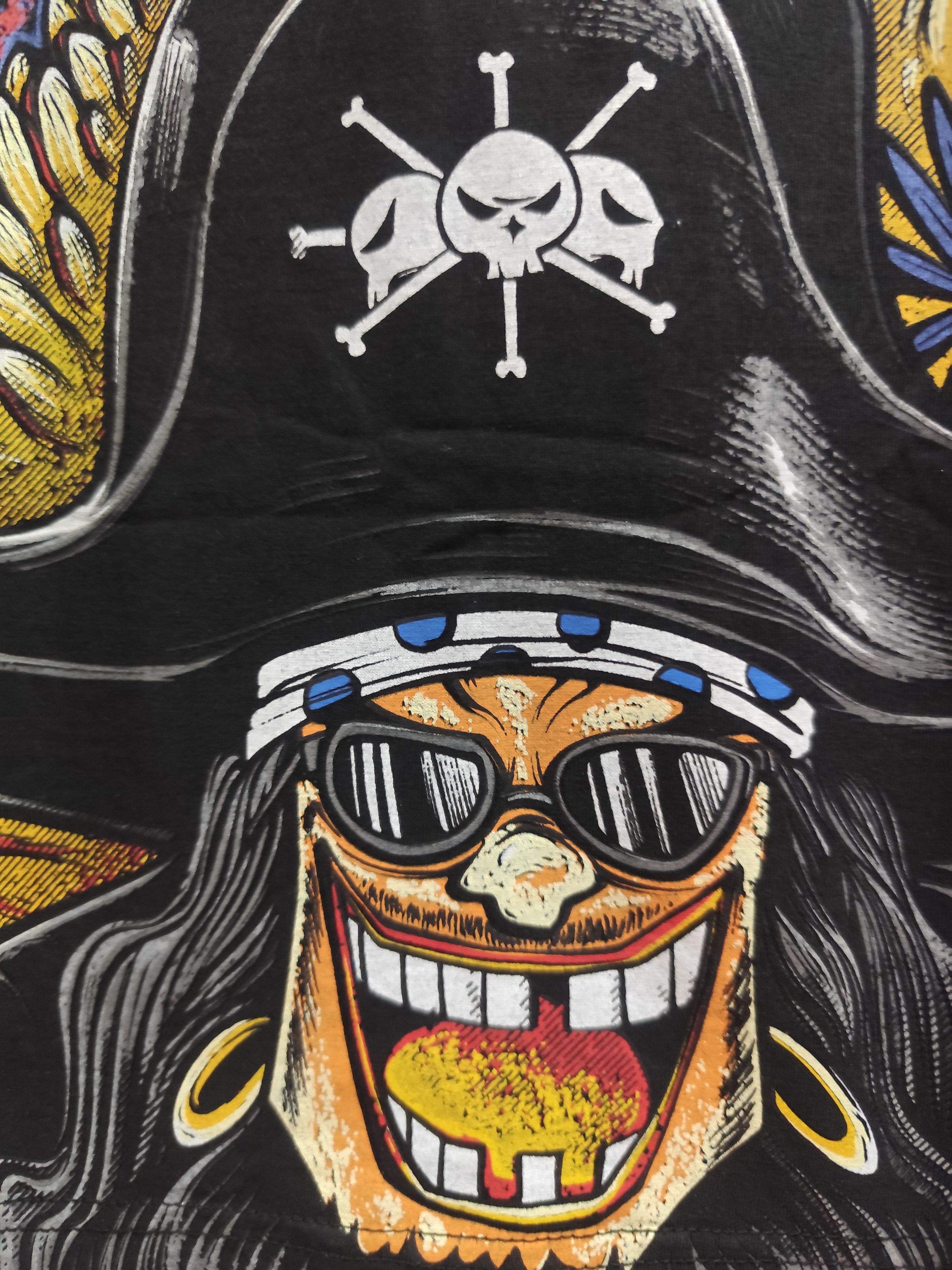 Anime × Japanese Brand × One Piece One Piece : Yonkou x Jolly Roger AOP Bootleg Tee Size M Size US M / EU 48-50 / 2 - 4 Thumbnail