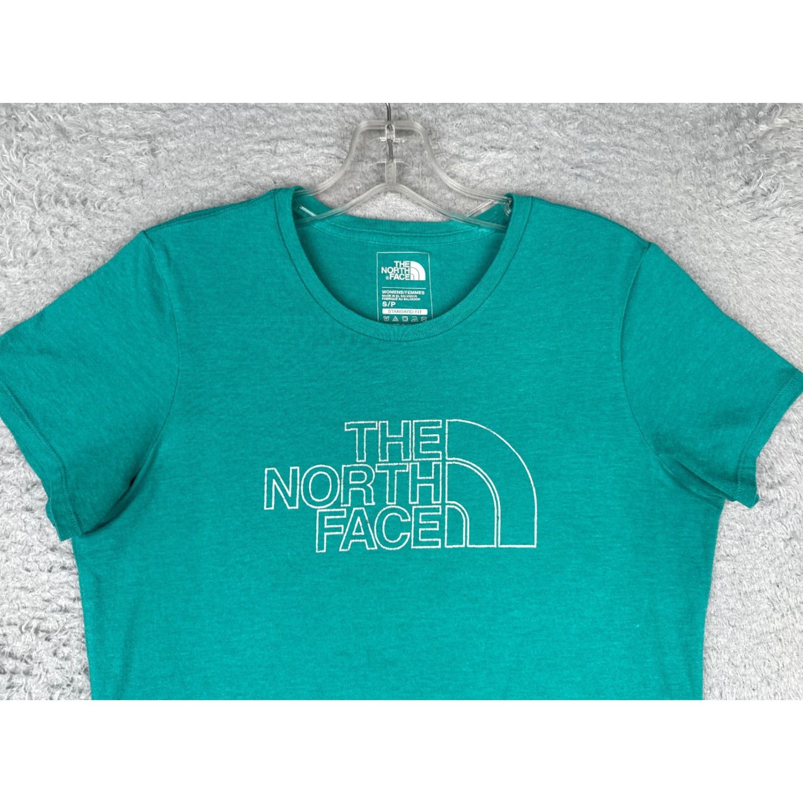 The North Face VINTAGE not applicable. The North Face Shirt Women Small Blue Short Sleeve Crew Neck Tri-Blend Size S / US 4 / IT 40 - 4 Thumbnail