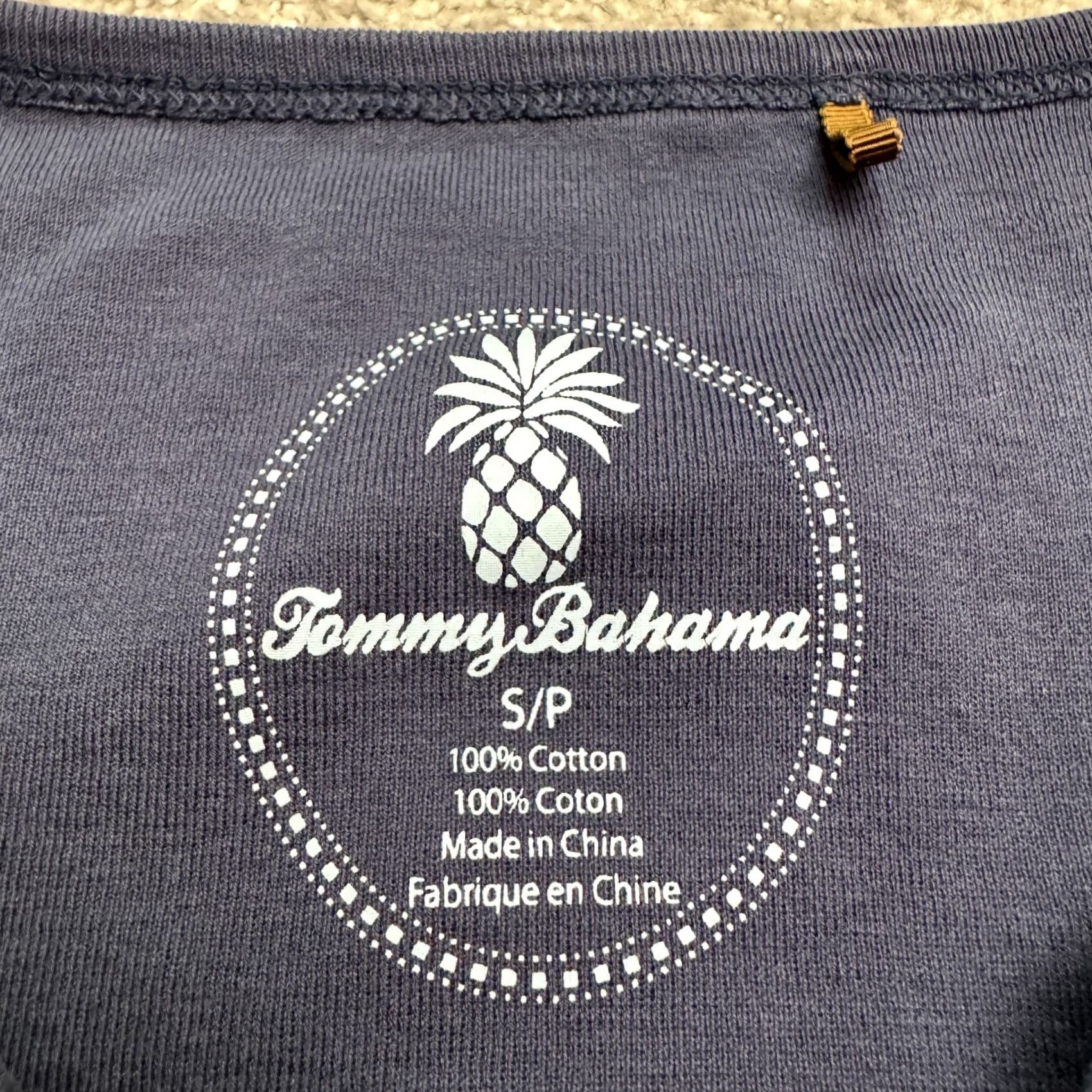 Gap Tommy Bahama Shirt Women Small Navy Blue Cotton Top 3/4 Sleeve Henley Shirt Womens Regular Size XL White Size XL / US 12-14 / IT 48-50 - 4 Thumbnail