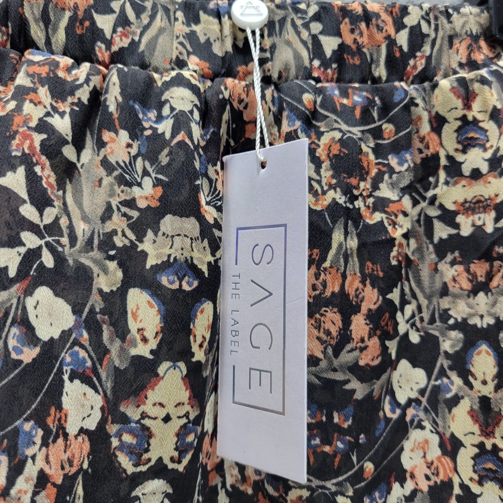 Vintage Sage The Label Black Tiered Floral Skirt Mini Crochet Trim Pull On Lined S NWT Womens Skirt Floral Tiered Party/Cocktail Short SAGE Skirt Womens Size 28" / US 6 / IT 42 - 4 Thumbnail