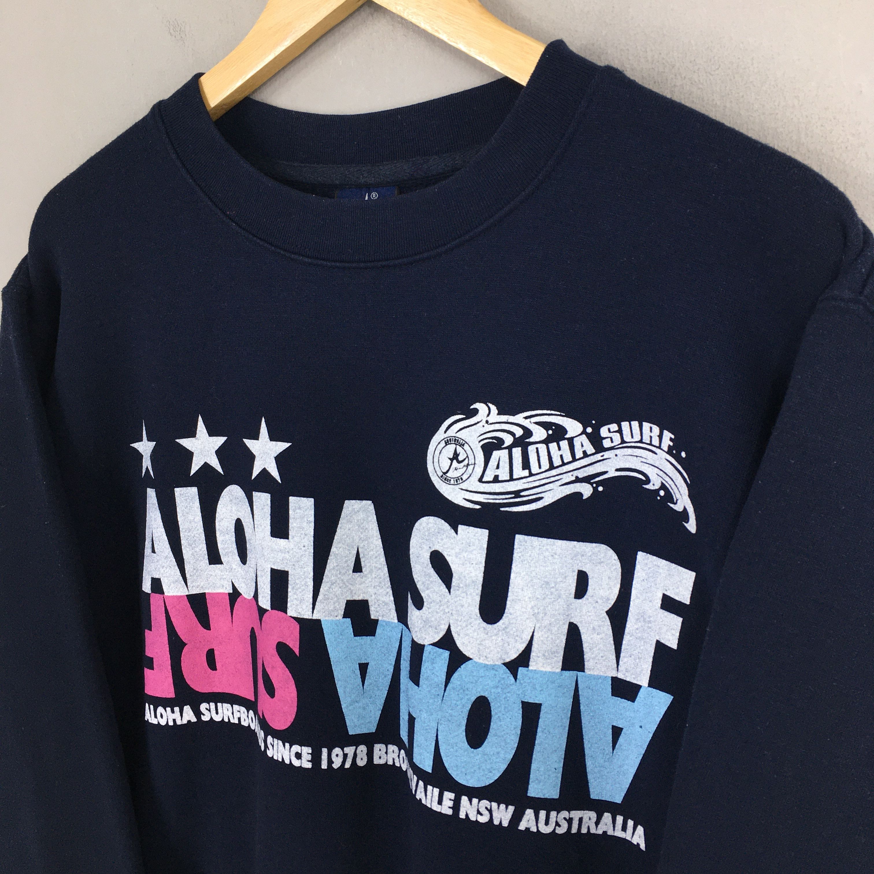 Other Vintage Aloha Surf Blue Sweater Medium Size US M / EU 48-50 / 2 - 3 Thumbnail