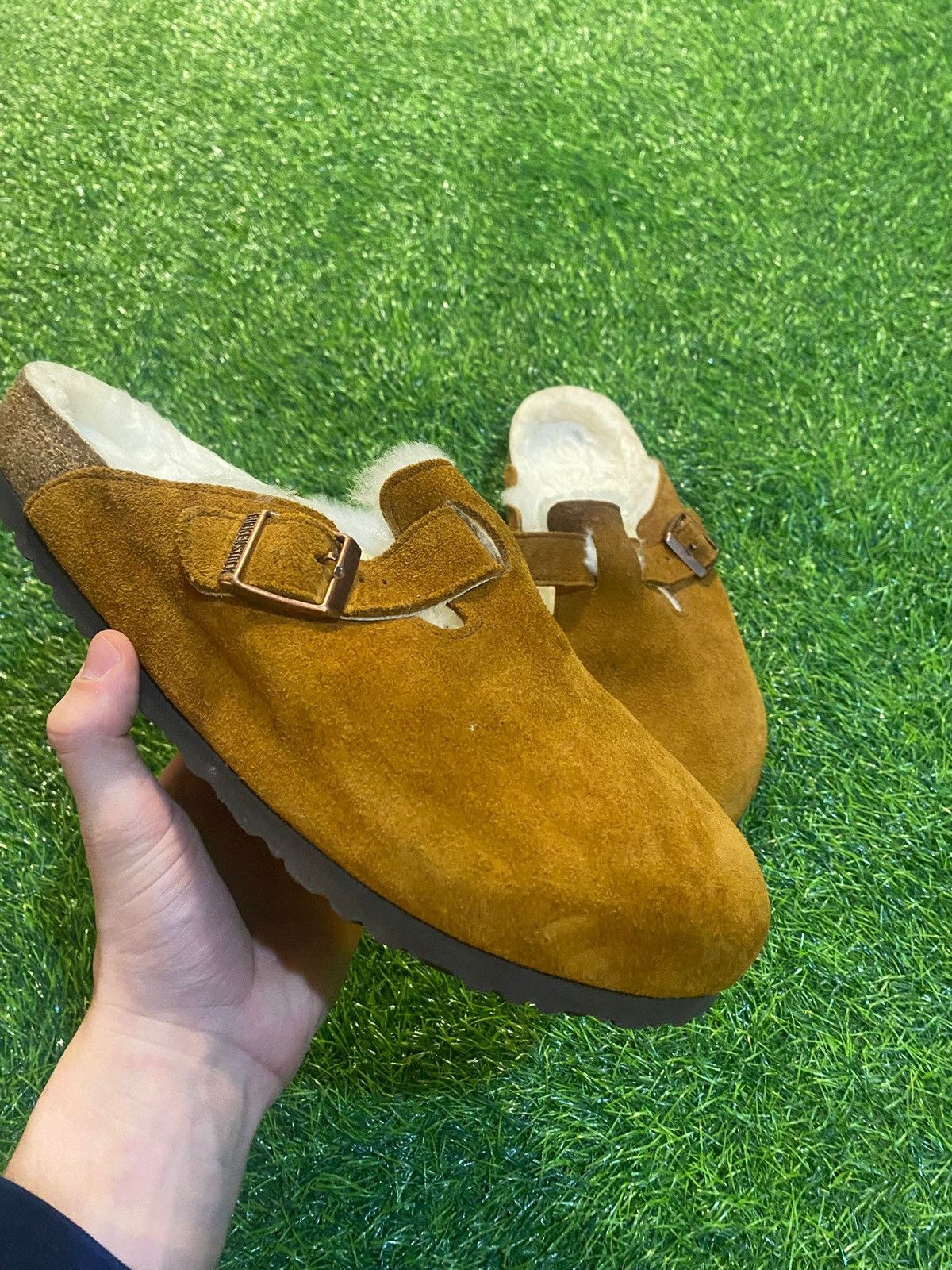 Birkenstock Birkenstock suede boston clogs leather mink shoes size 44 Size US 11 / EU 44 - 1 Thumbnail