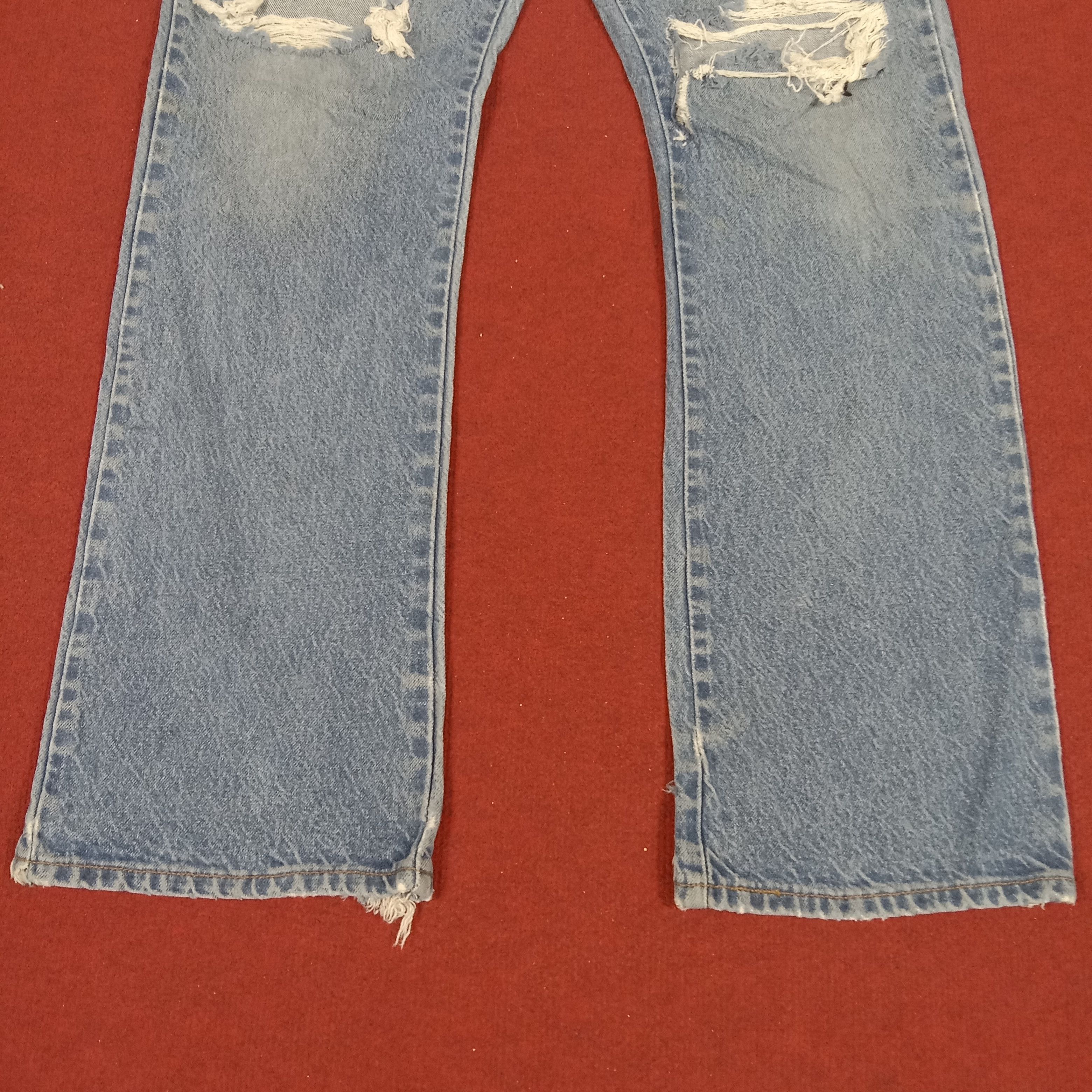 Levi's × Vintage Levis Daily Wear Rock Bootcut Style Distressed Jeans Size US 33 - 3 Thumbnail