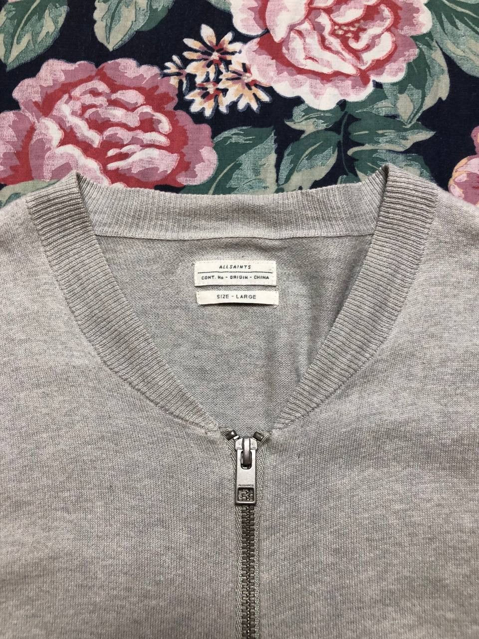 Allsaints Allsaints Zip SWEATSHIRT KNIT Size US L / EU 52-54 / 3 - 14 Thumbnail
