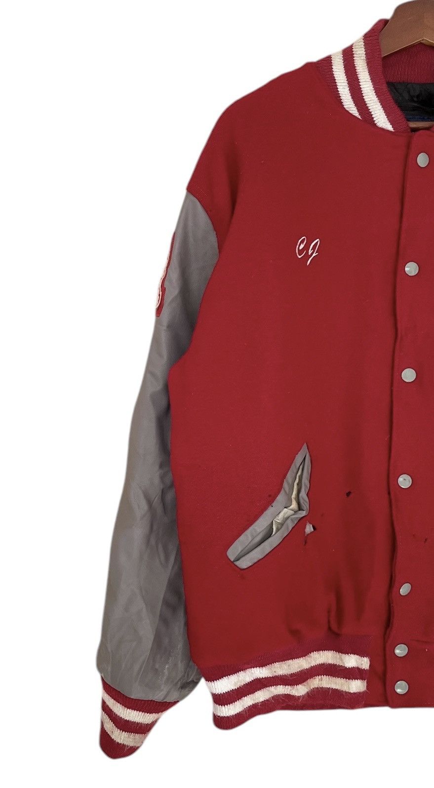 Vintage Vintage Brand Jostens Leather Varsity Jacket 1960s Size US XL / EU 56 / 4 - 3 Thumbnail