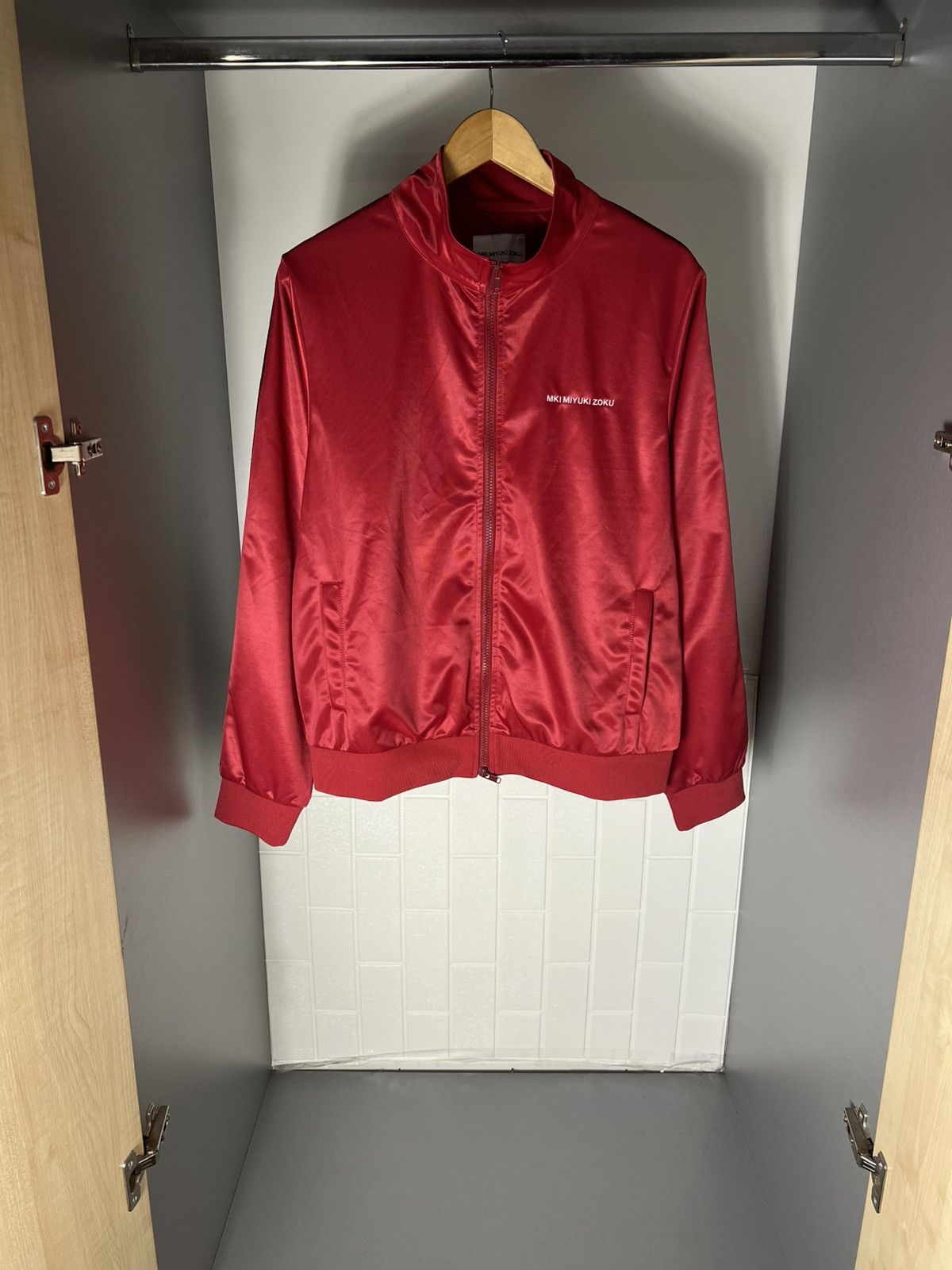 Mki Miyuki Zoku MKI MIYUKI ZOKU TRACK ZIP JACKET LIGHT SPORTSWEAR Y2K Size US M / EU 48-50 / 2 - 1 Thumbnail