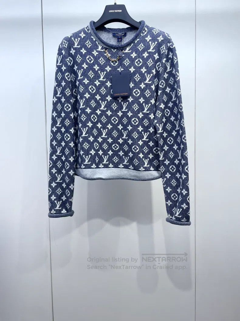 Louis Vuitton Louis Vuitton Presbyopia full print chain knit sweater Size S / US 4 / IT 40 - 1 Thumbnail