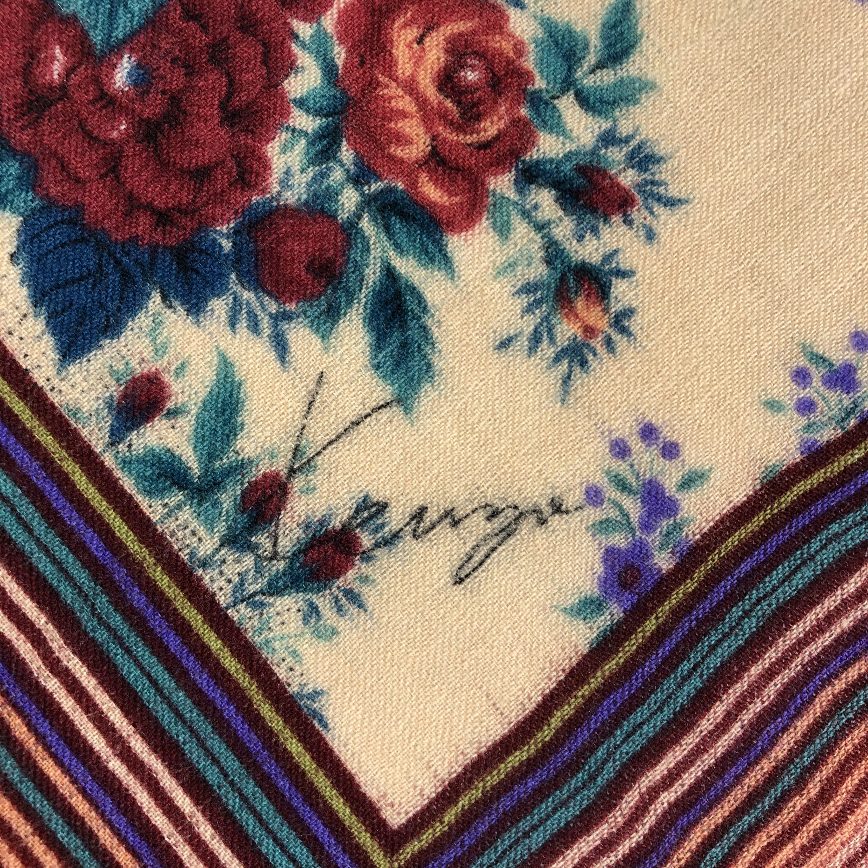Kenzo × Vintage Vintage Kenzo Silk Scarf Size ONE SIZE - 5 Thumbnail