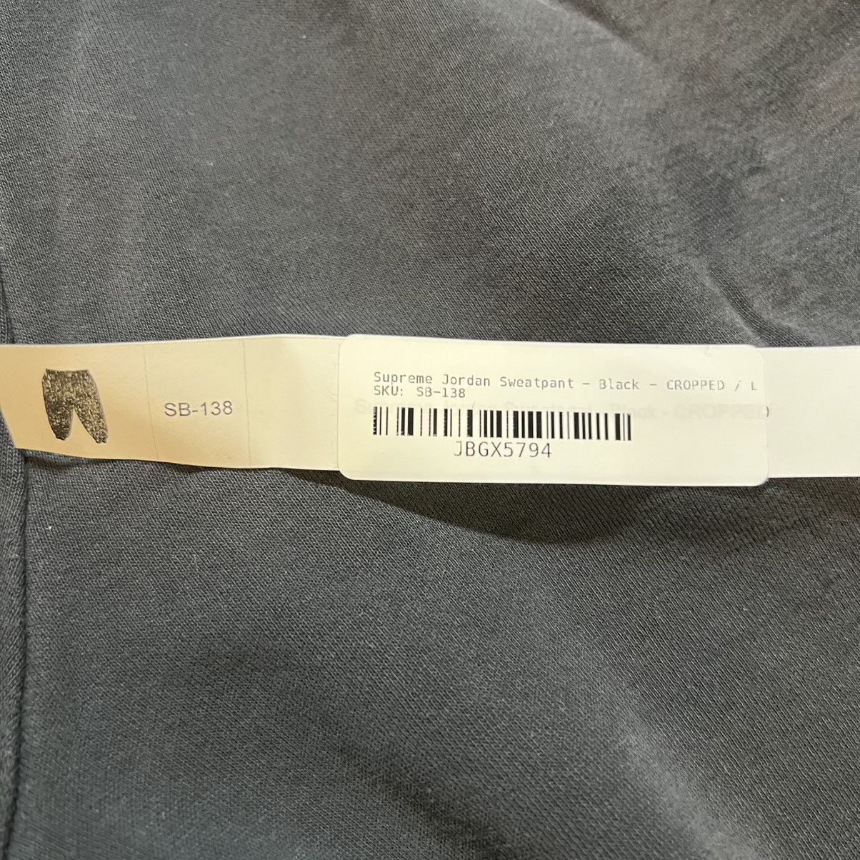 Jordan Brand × Supreme Supreme Jordan Sweatpants Owned by Salehe Bembury Size US 34 / EU 50 - 5 Thumbnail
