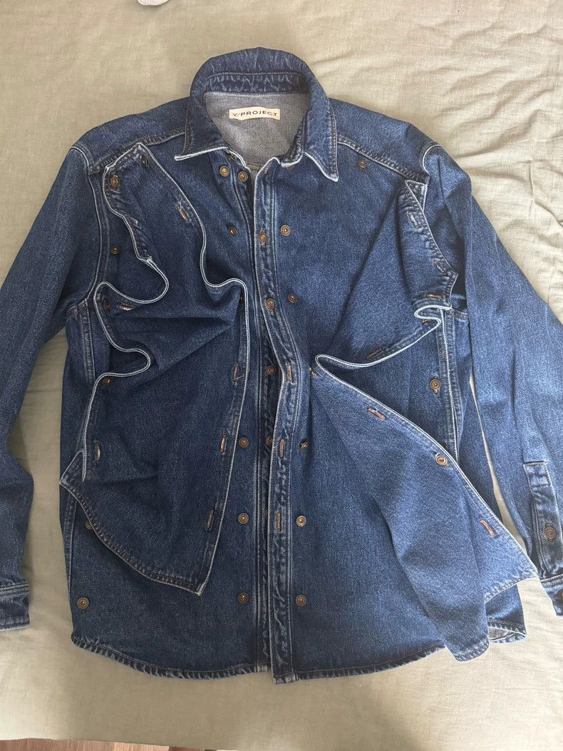 Yproject Denim Twisted Shirt XL - dmc