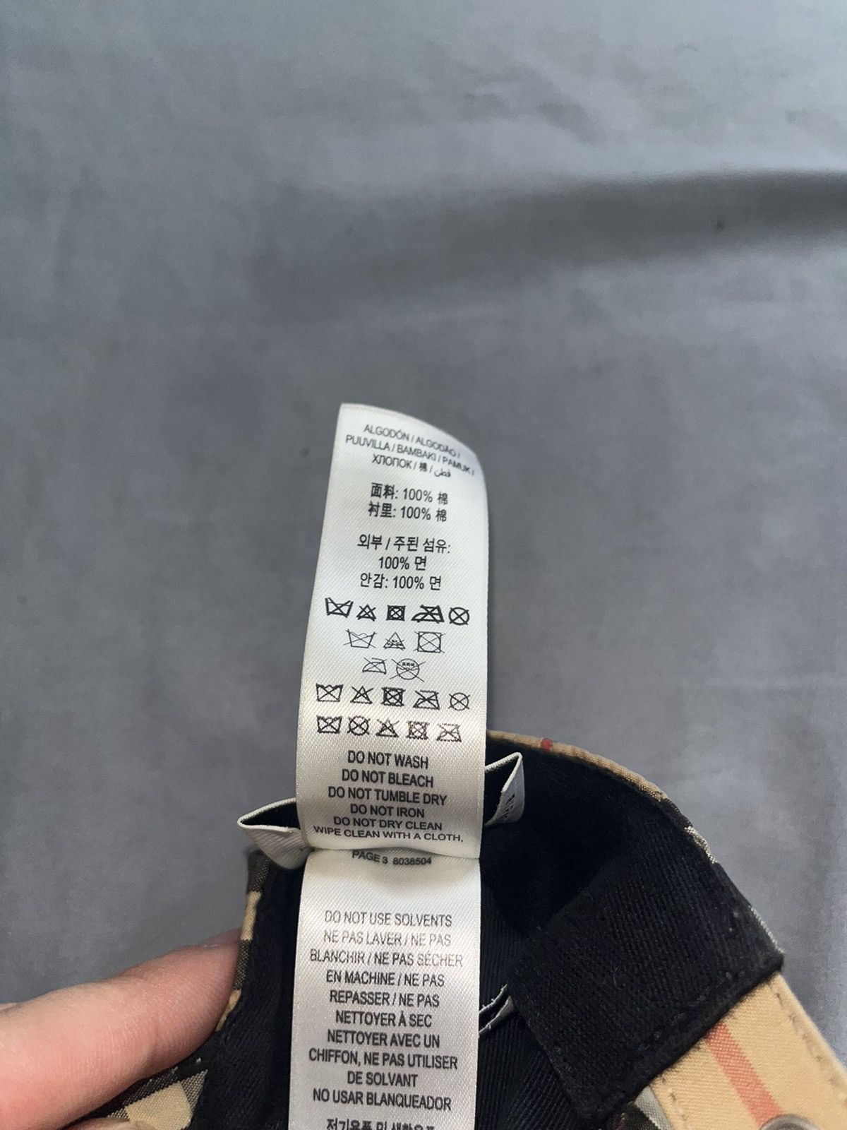 Burberry BURBERRY MENS HAT Size ONE SIZE - 9 Thumbnail