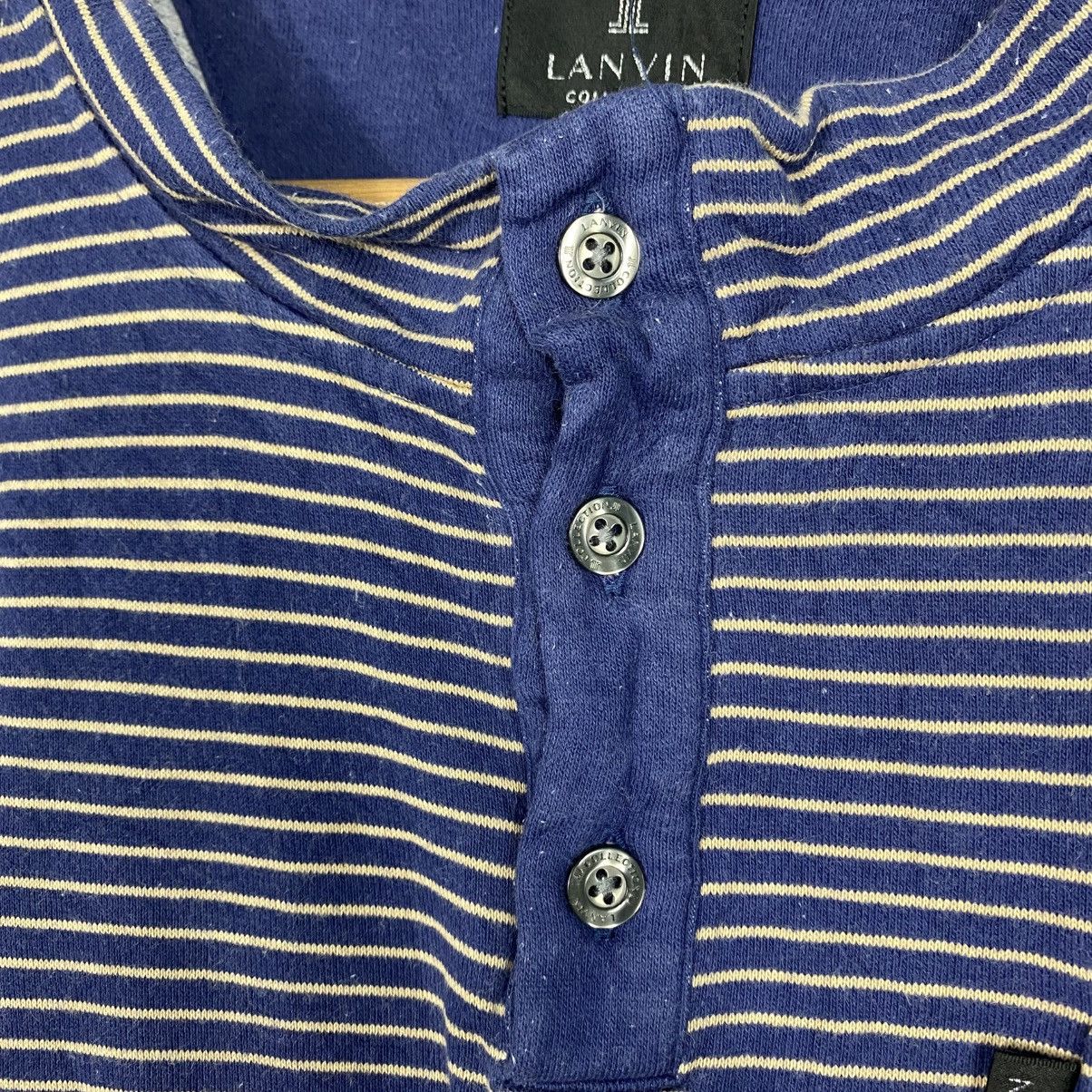 Lanvin 📌Vintage Hickory Chore Sweatshirt Striped Lanvin Size US M / EU 48-50 / 2 - 14 Thumbnail