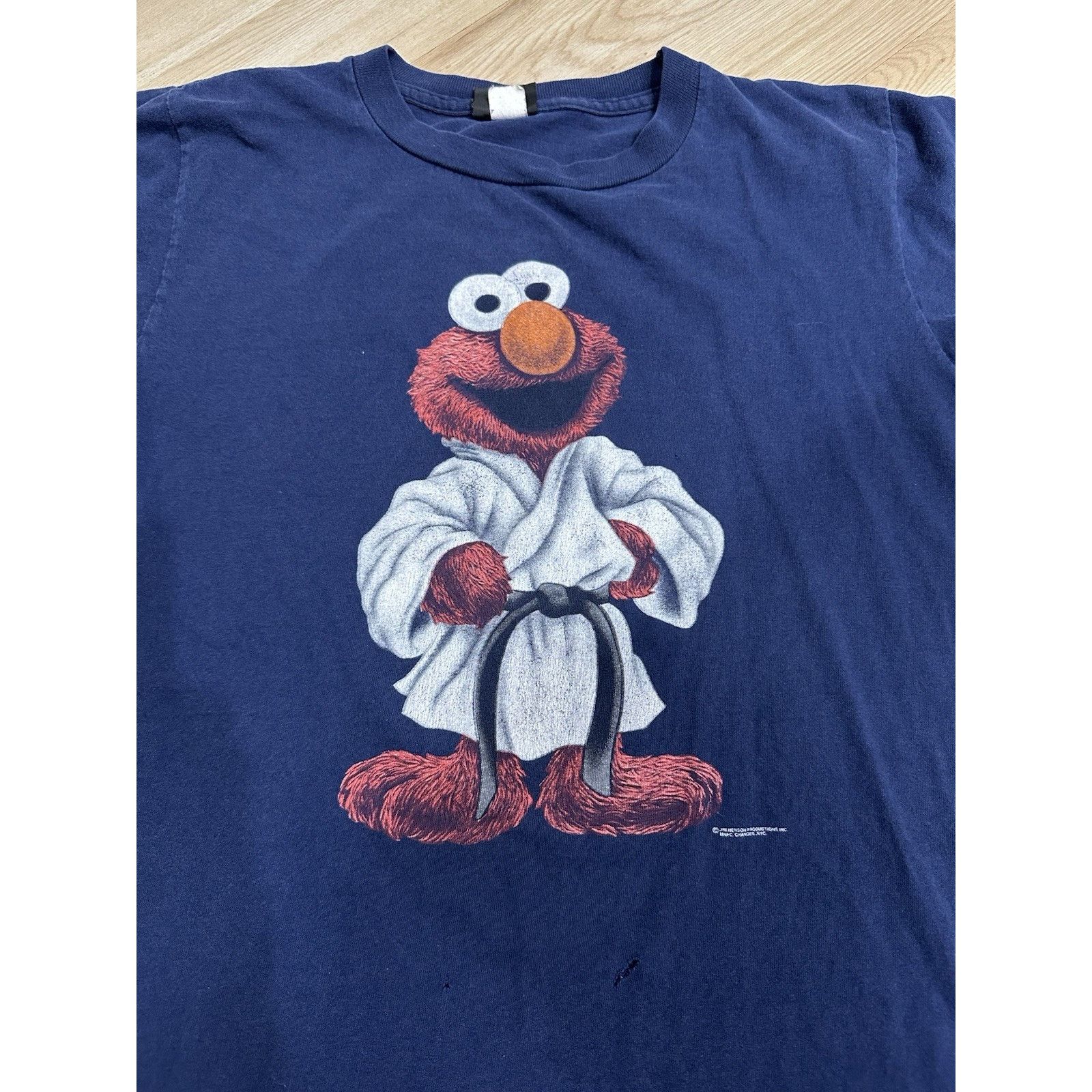 Changes Vintage 90s Elmo Sesame Street Karate T-Shirt Changes Tag Size US M / EU 48-50 / 2 - 2 Thumbnail
