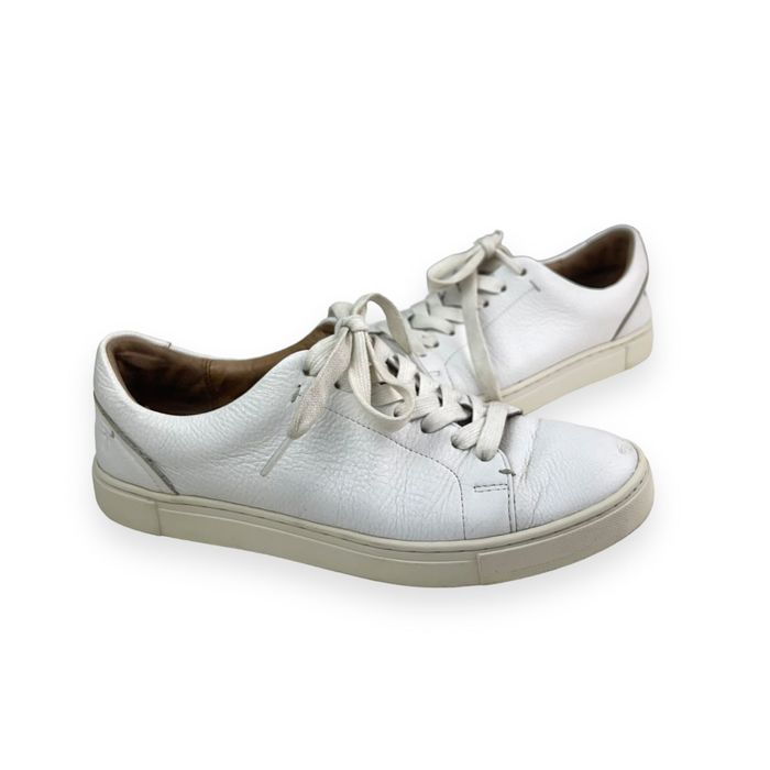 frye ivy low lace leather sneaker