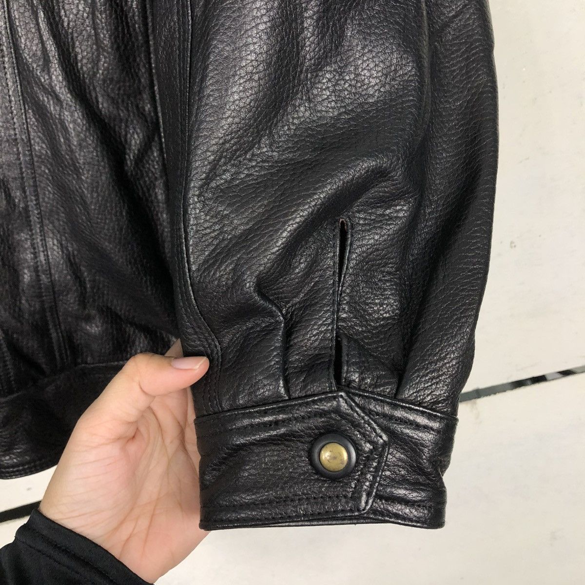 Aero Leathers VINTAGE BIKER GENUINE LEATHER JACKET ECHT LEDER ISSEY MIYAKE Size US M / EU 48-50 / 2 - 17 Thumbnail