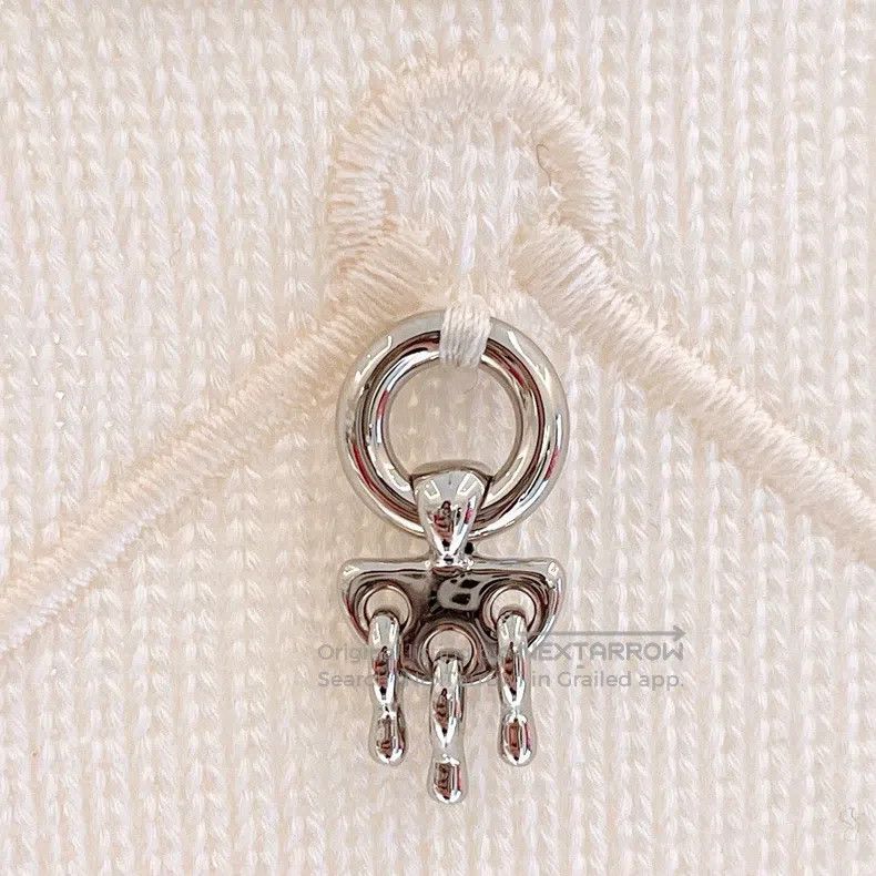 Hermes Hermes Metal buckle embroidered knitted short sleeve Size XS / US 0-2 / IT 36-38 - 6 Thumbnail
