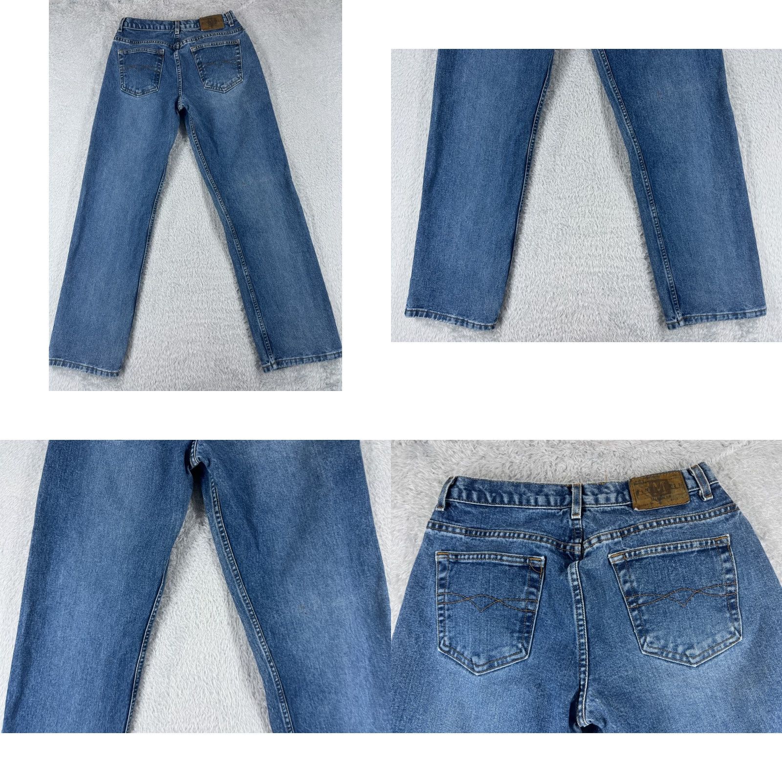 Vintage VINTAGE Maurices Pants Womens 9 Blue Denim Cotton Mid Rise Straight Leg Cotton 26x30 Size 30" / US 8 / IT 44 - 9 Thumbnail