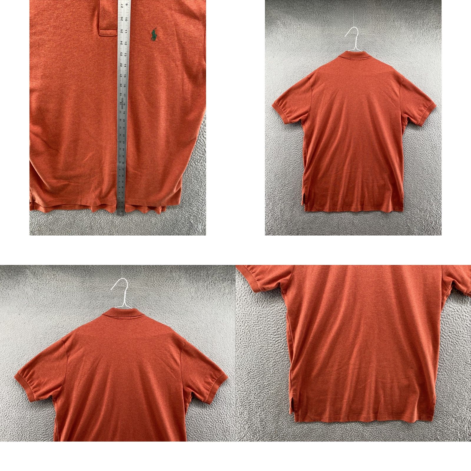 Polo Ralph Lauren Polo Ralph Lauren Polo Shirt Men’s Classic Short Sleeve Orange Green Pony Polo Shirt Size L Size US L / EU 52-54 / 3 - 8 Thumbnail