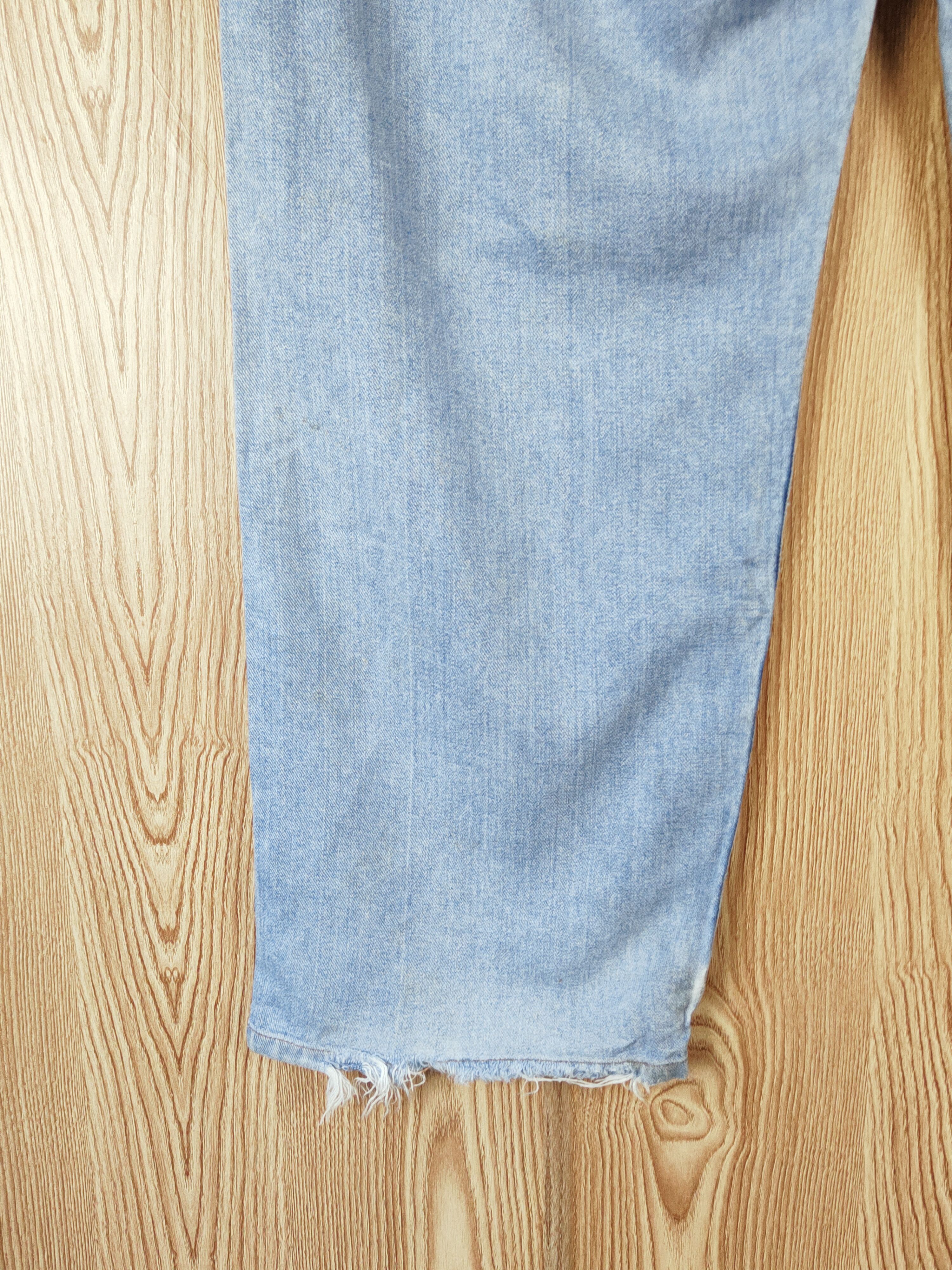 Japanese Brand Bobson Blue Distressed Ripped Jeans #W617 Size US 38 / EU 54 - 11 Thumbnail