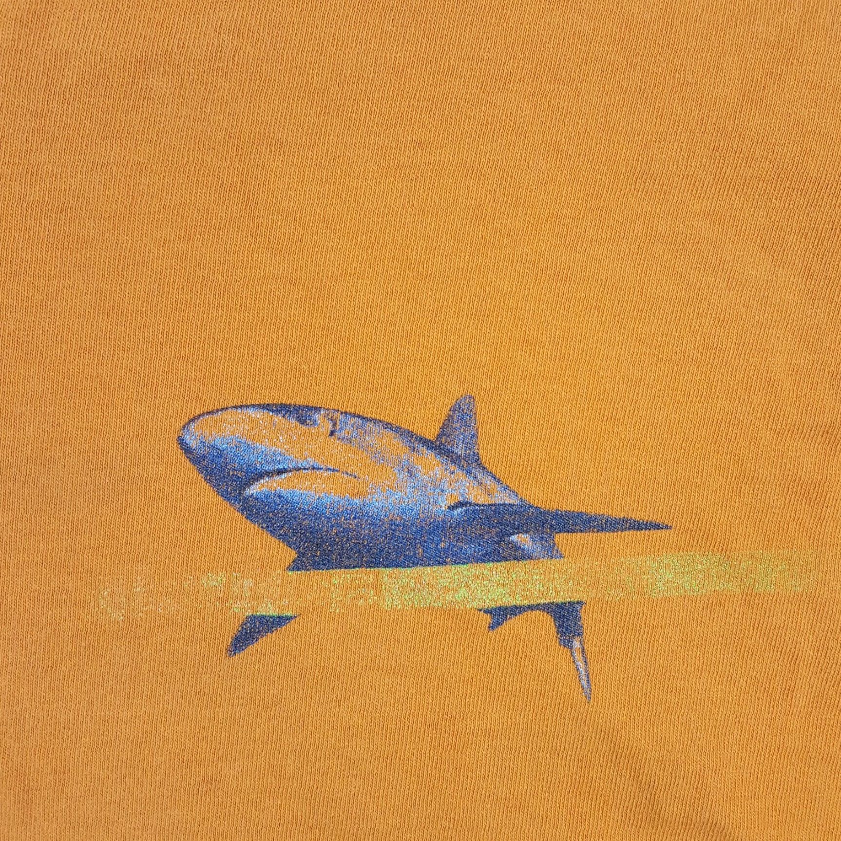 Nautica VINTAGE Nautica T-Shirt Men's Large Orange Y2K 2000 Shark Beach Grunge Retro Size US L / EU 52-54 / 3 - 4 Thumbnail