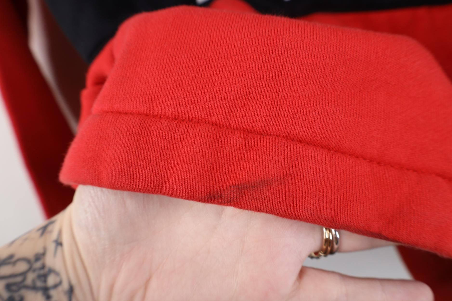 Nike Vintage Y2K Nike Air Block Big Swoosh Hoodie Sweatshirt Red Size US M / EU 48-50 / 2 - 6 Thumbnail