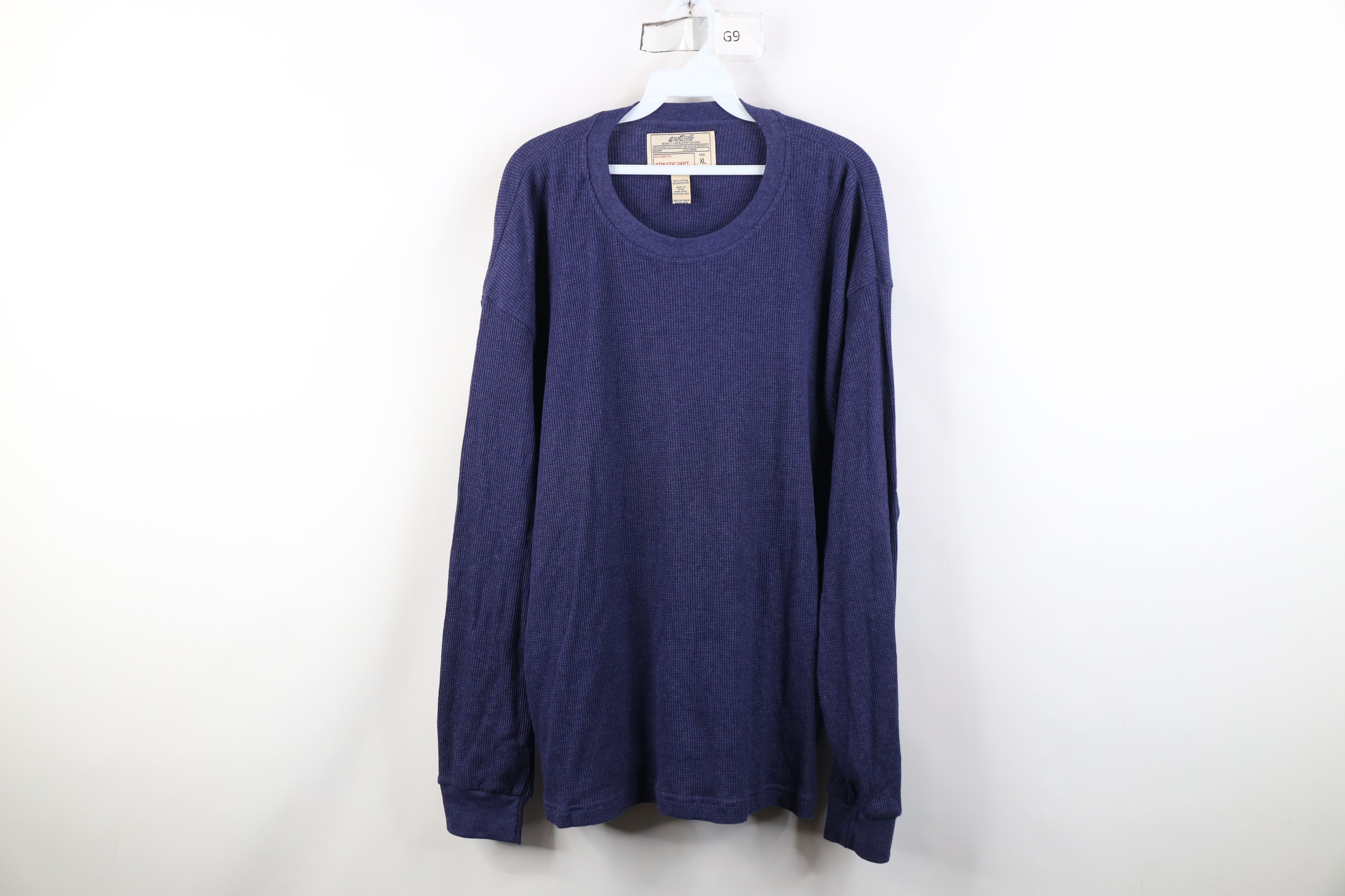 Vintage Vintage Y2K Streetwear Waffle Knit Long Sleeve T-Shirt Size US XL / EU 56 / 4 - 1 Thumbnail