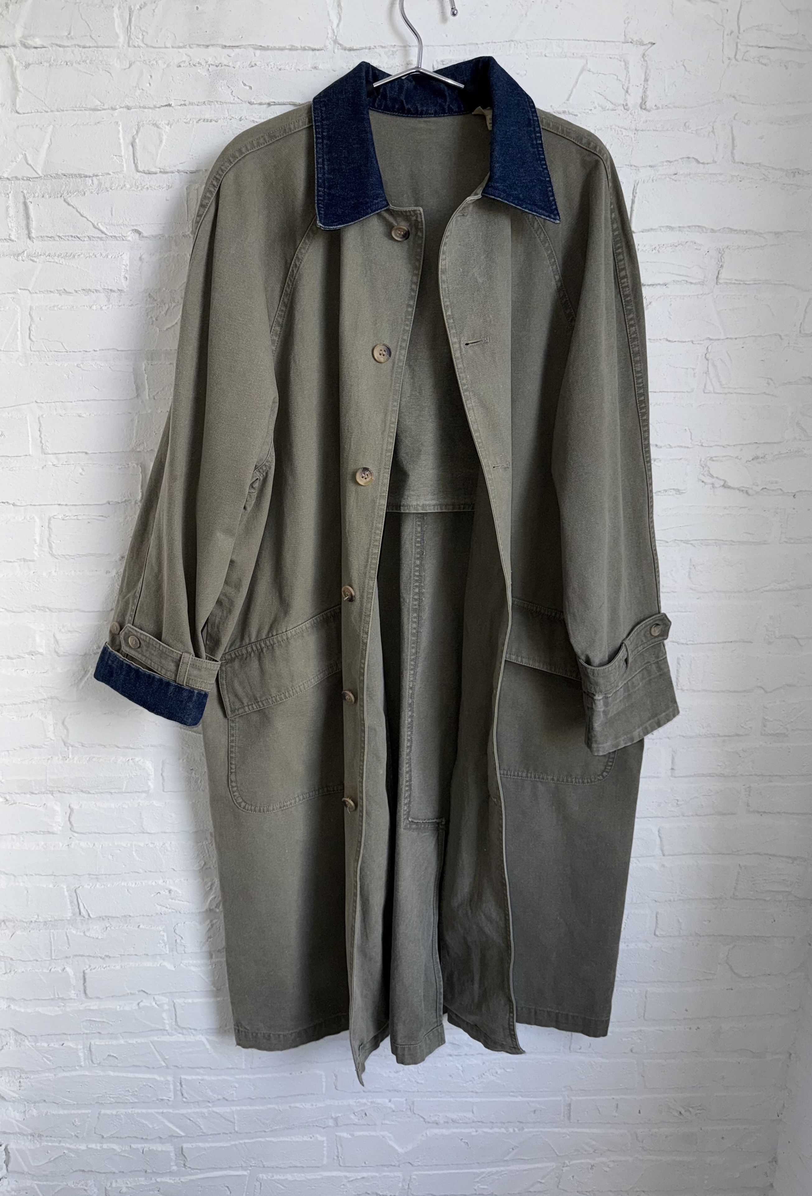 B.D. Baggies ARCHIVE Vintage 90s B.D. Baggies workwear Duster Coat Size US M / EU 48-50 / 2 - 2 Thumbnail