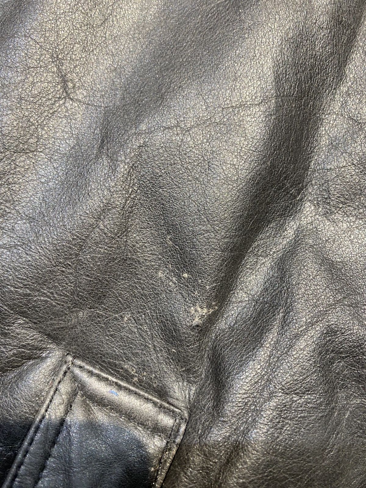 Vintage Vintage Famock XY-306 Black Shearling Aviator Jacket Size US L / EU 52-54 / 3 - 5 Thumbnail
