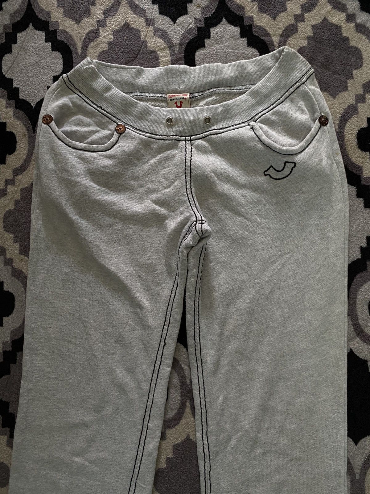 True Religion Vintage true religion crazy flared sweatpants lgb style Size US 28 / EU 44 - 3 Thumbnail