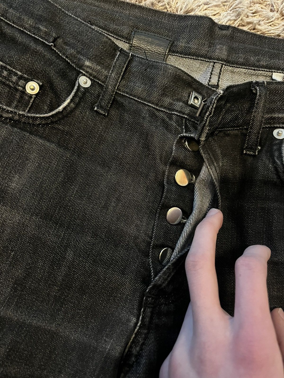 Dior dior homme black denim jeans Size US 32 / EU 48 - 3 Thumbnail